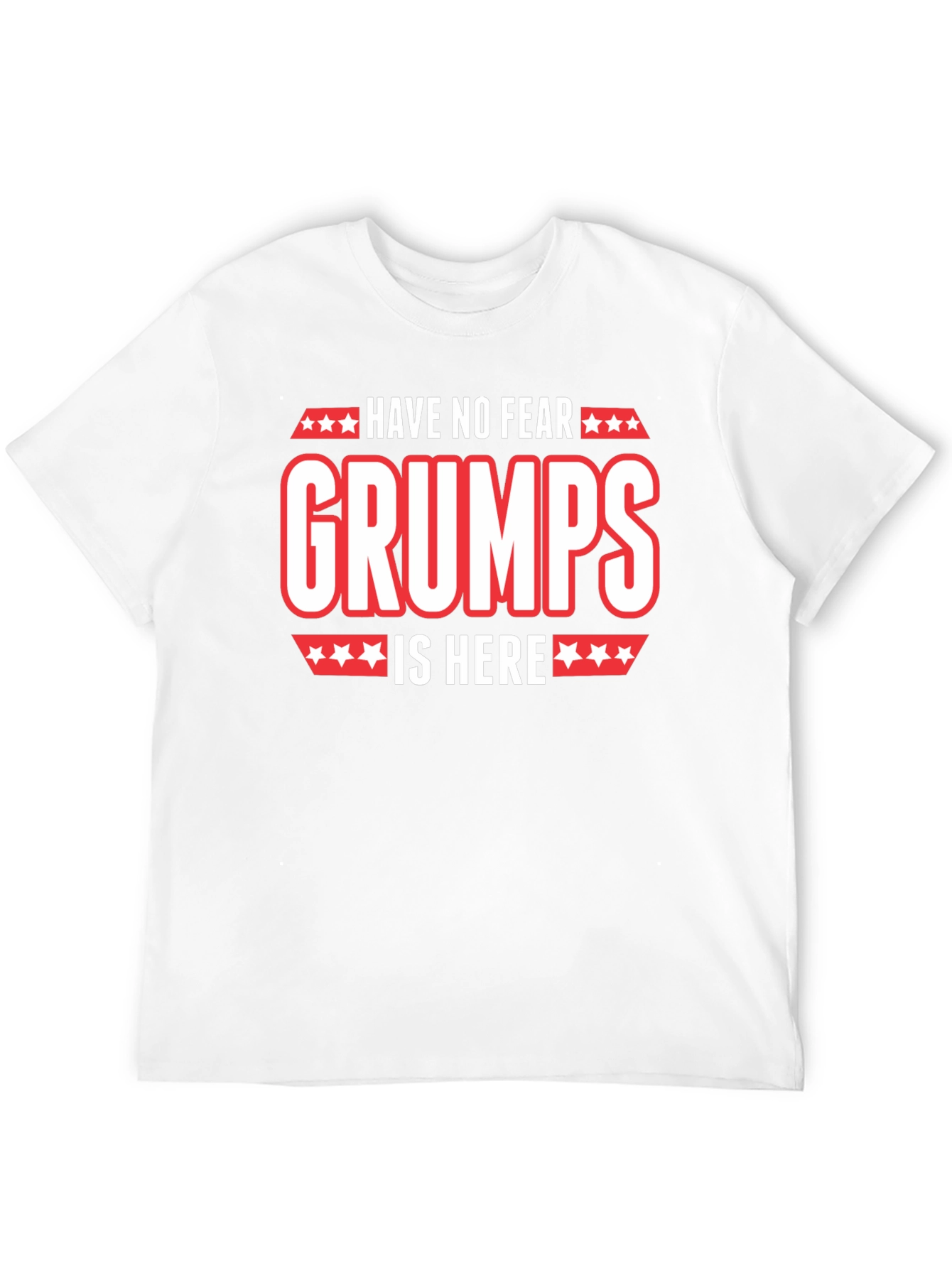 Black Have No Fear Grumps Is Here Funny T-Shirt view 12