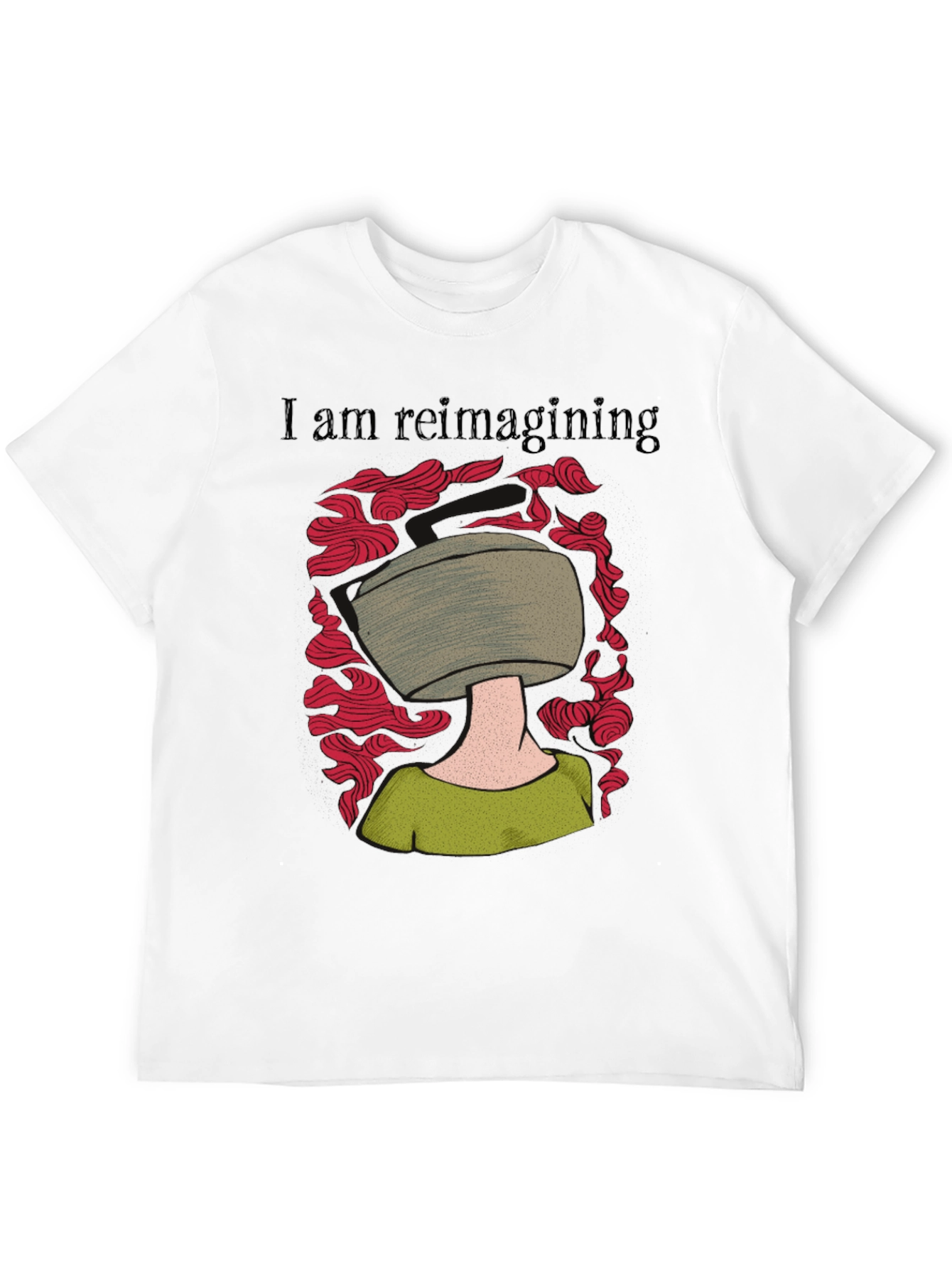 Black Reimagining Graphic T-Shirt view 12