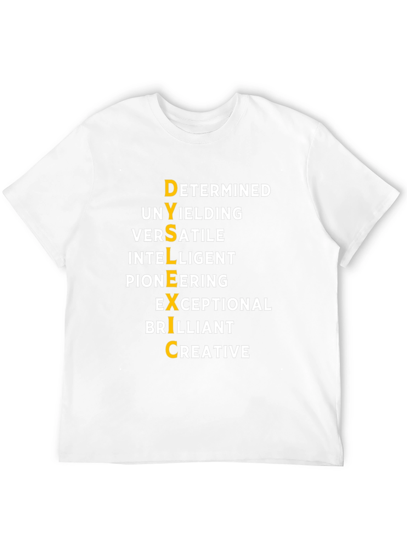 Black Dyslexic Empowering T-Shirt view 12