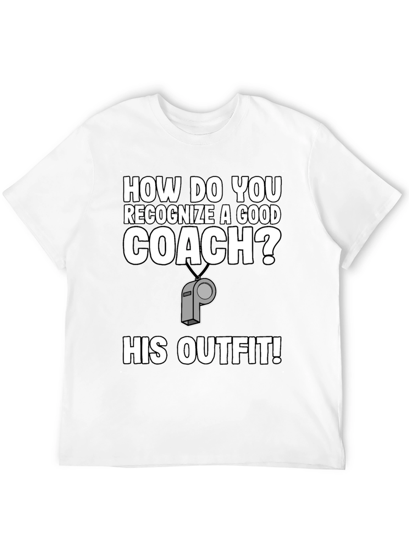 Black Funny Coach Outfit T-Shirt view 12