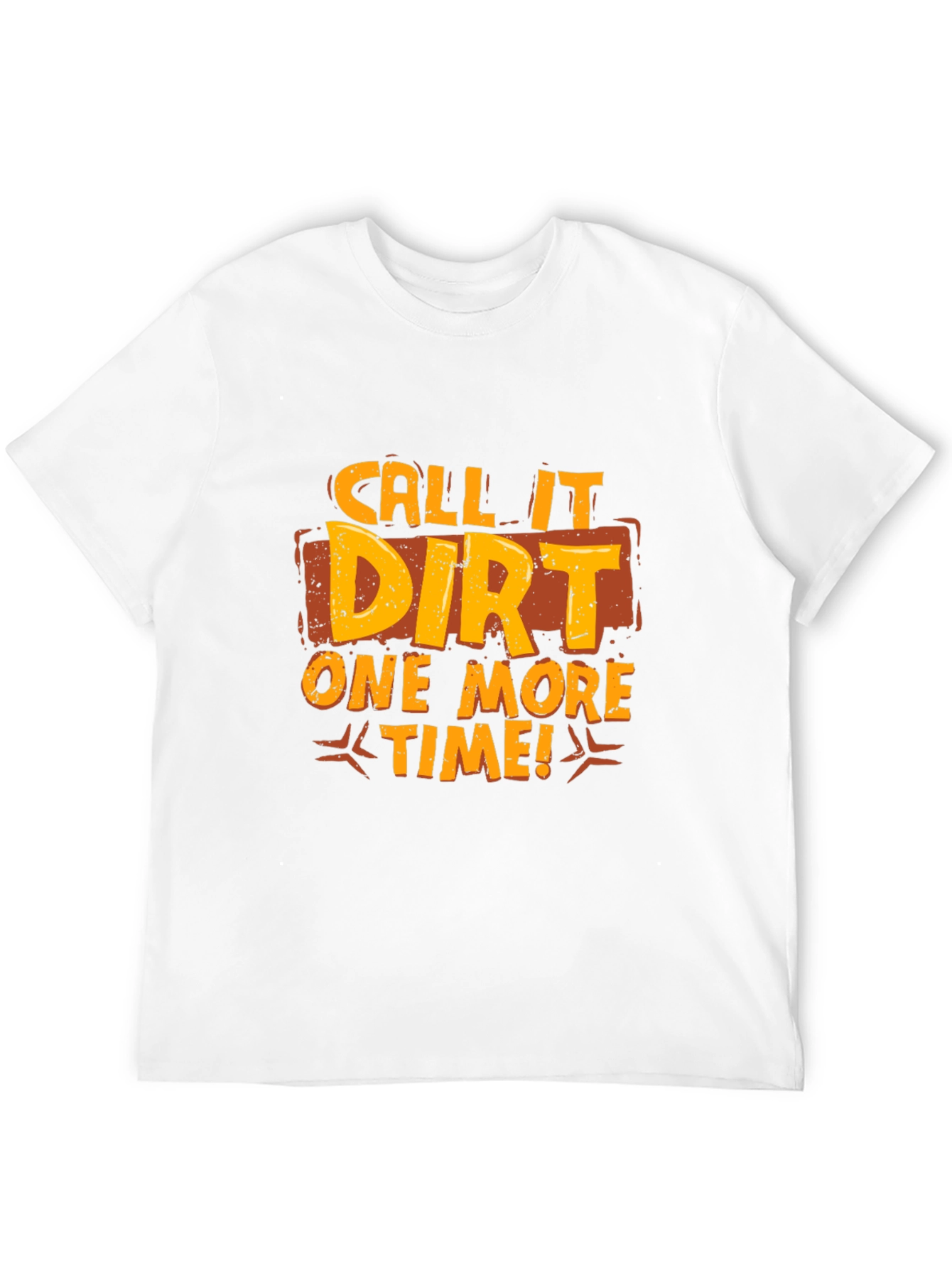 Black Call It Dirt Graphic T-Shirt - Black Cotton Tee view 12
