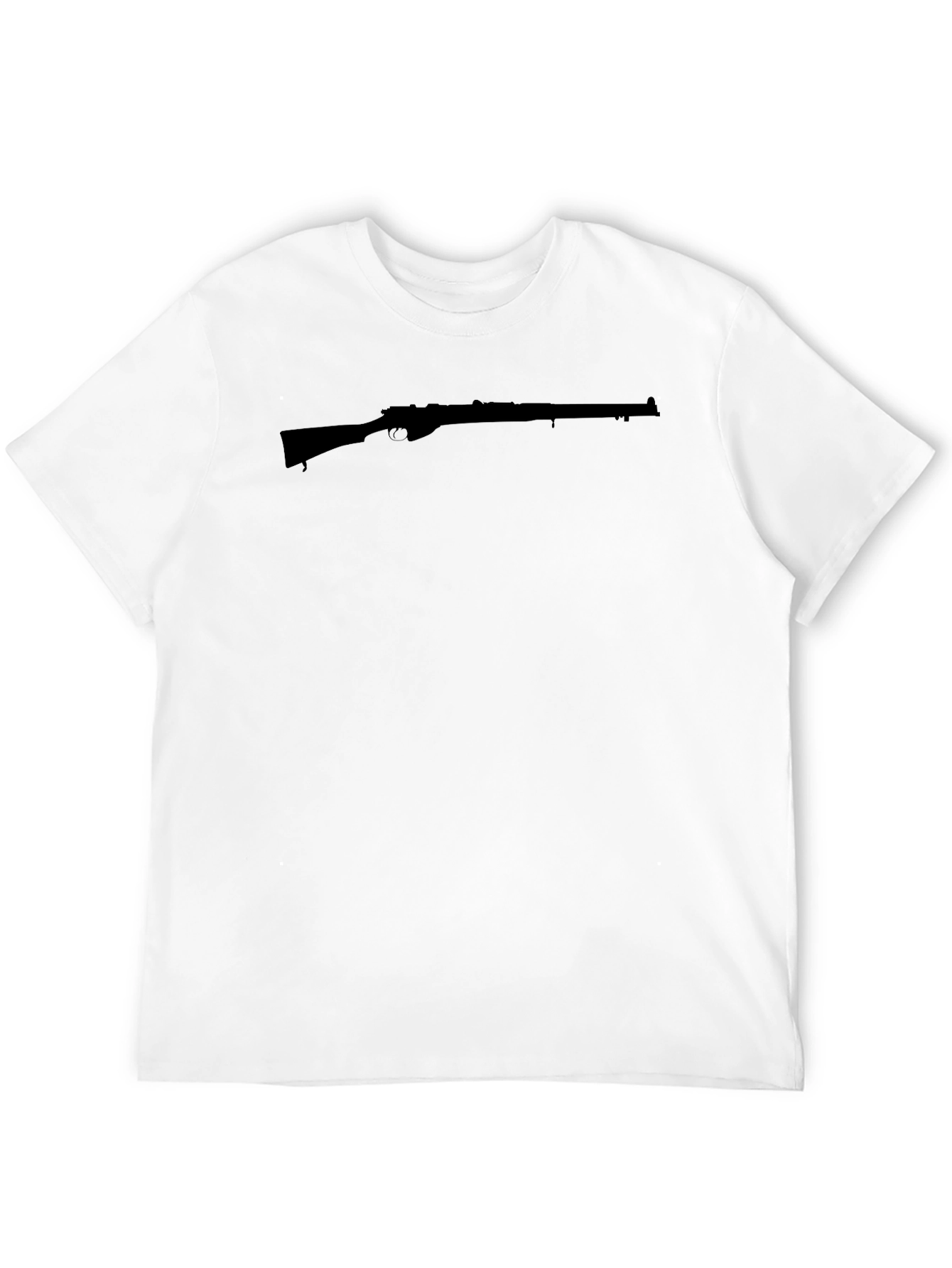 Black Rifle Graphic Black T-Shirt - Classic Cool view 12