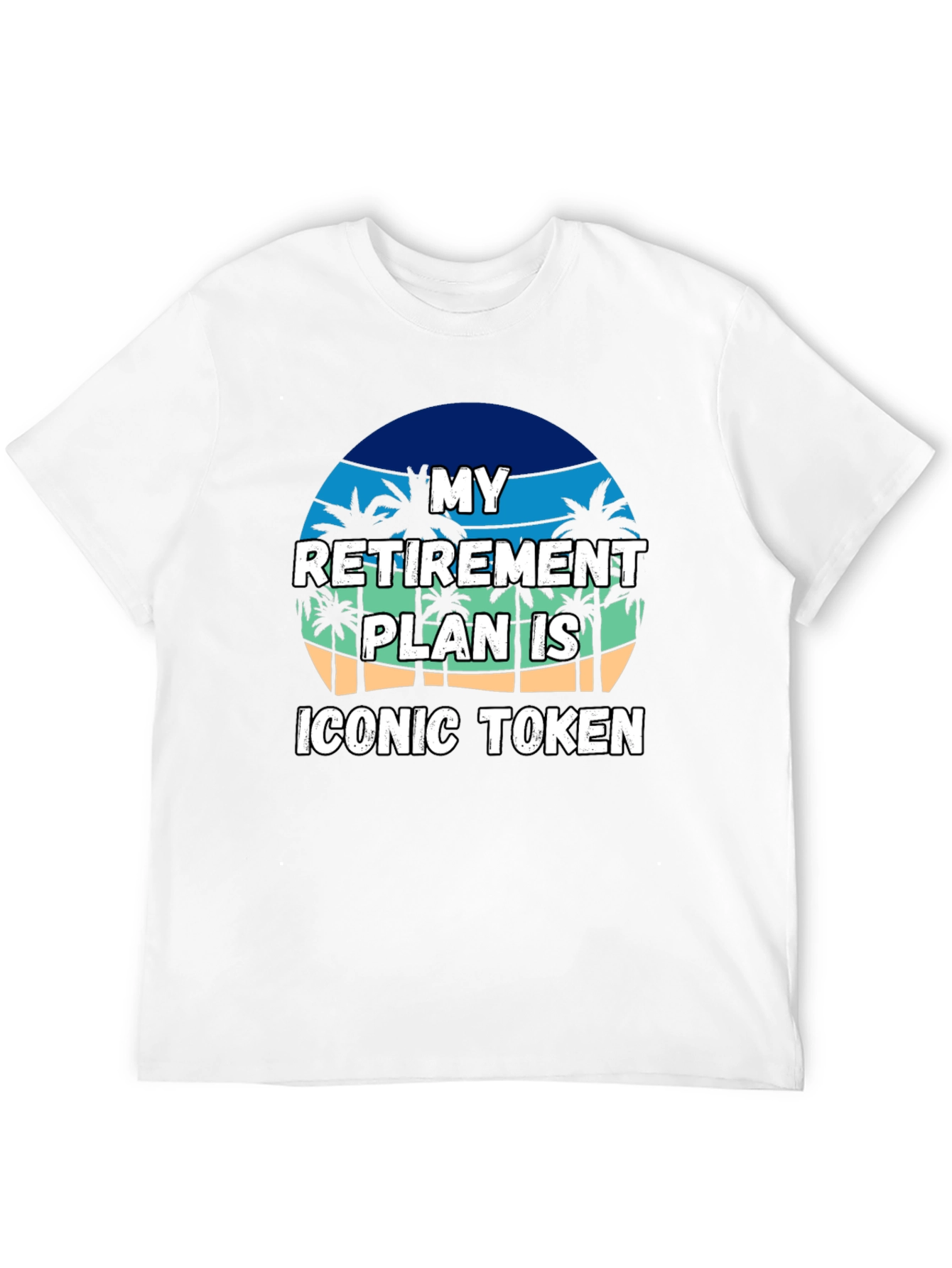 Black Retirement Plan Iconic Token T-Shirt view 12