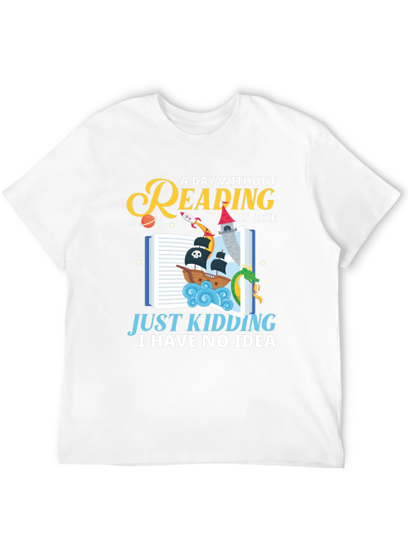 Black Funny Reading T-Shirt - Book Lover Gift view 12