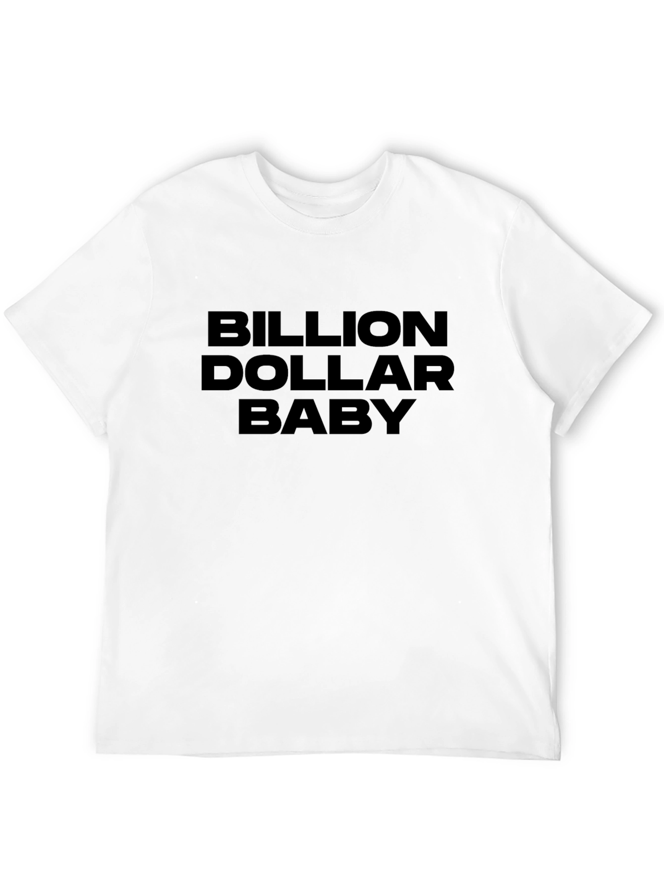 Black Billion Dollar Baby Graphic Tee - Black Cotton T-Shirt view 12