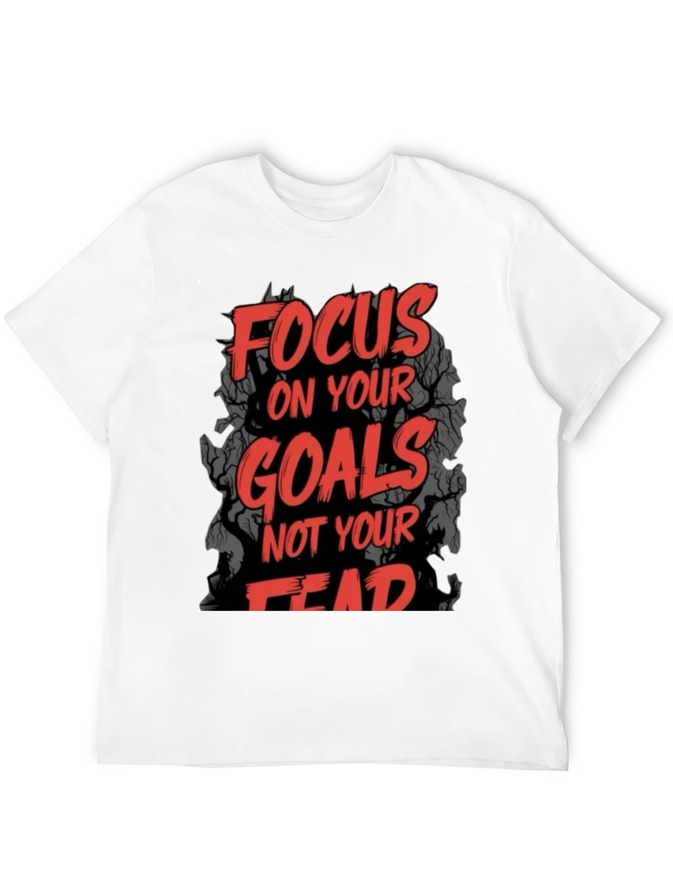 Black Focus on Goals Graphic T-Shirt view 12