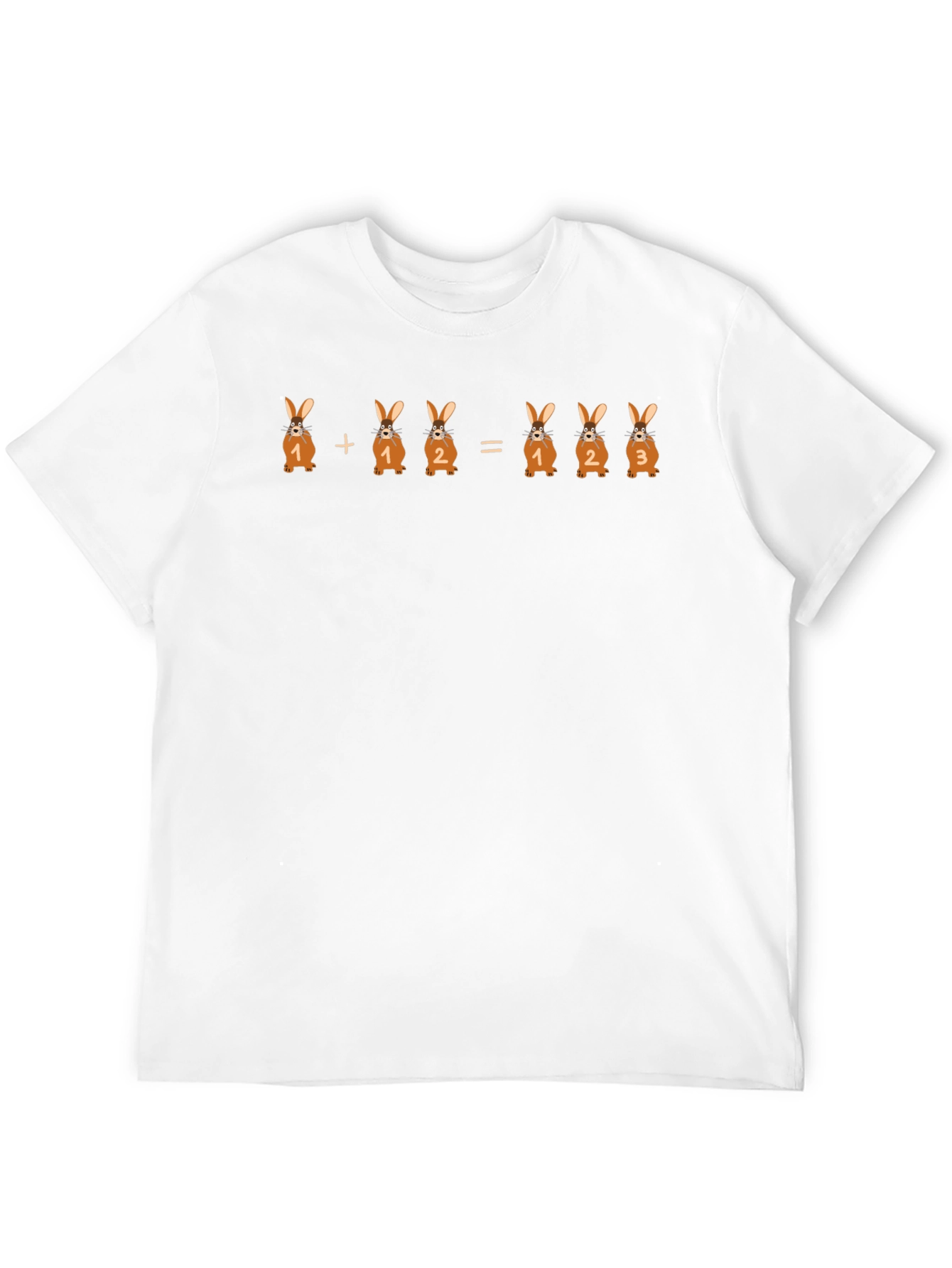 Black Math Bunny Graphic Tee view 12