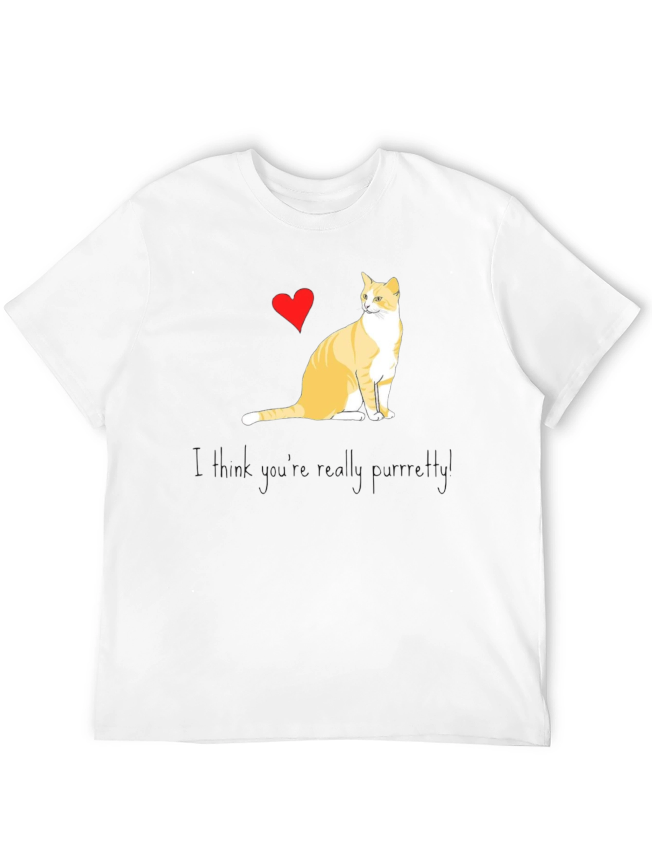 Black Purrfectly Pretty Cat Graphic T-Shirt view 12