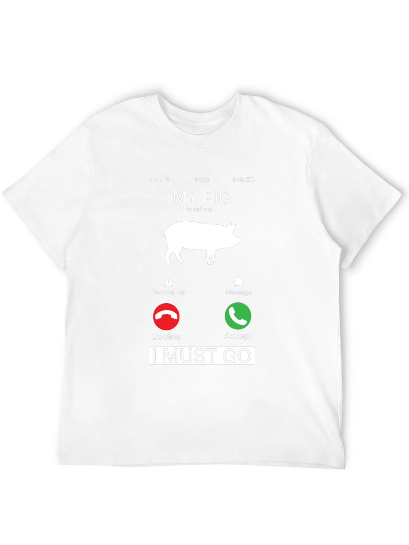 Black My Pig Is Calling T-Shirt Funny Animal Lover Tee view 12