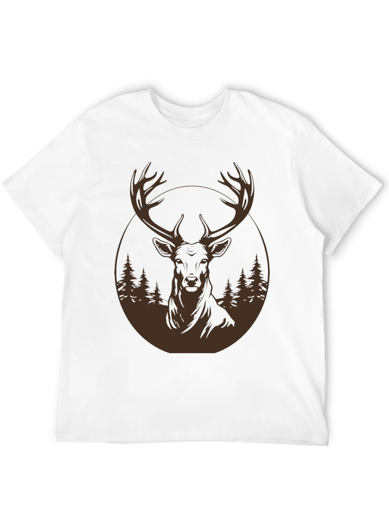 Deer Forest Graphic T-Shirt - 12