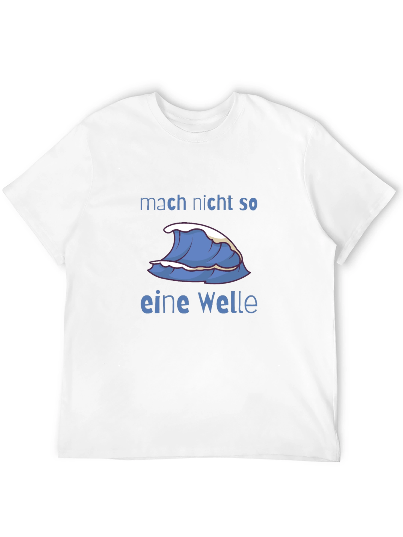 Black Mach Nicht So Eine Welle T-Shirt - Black Cotton Graphic Tee view 12