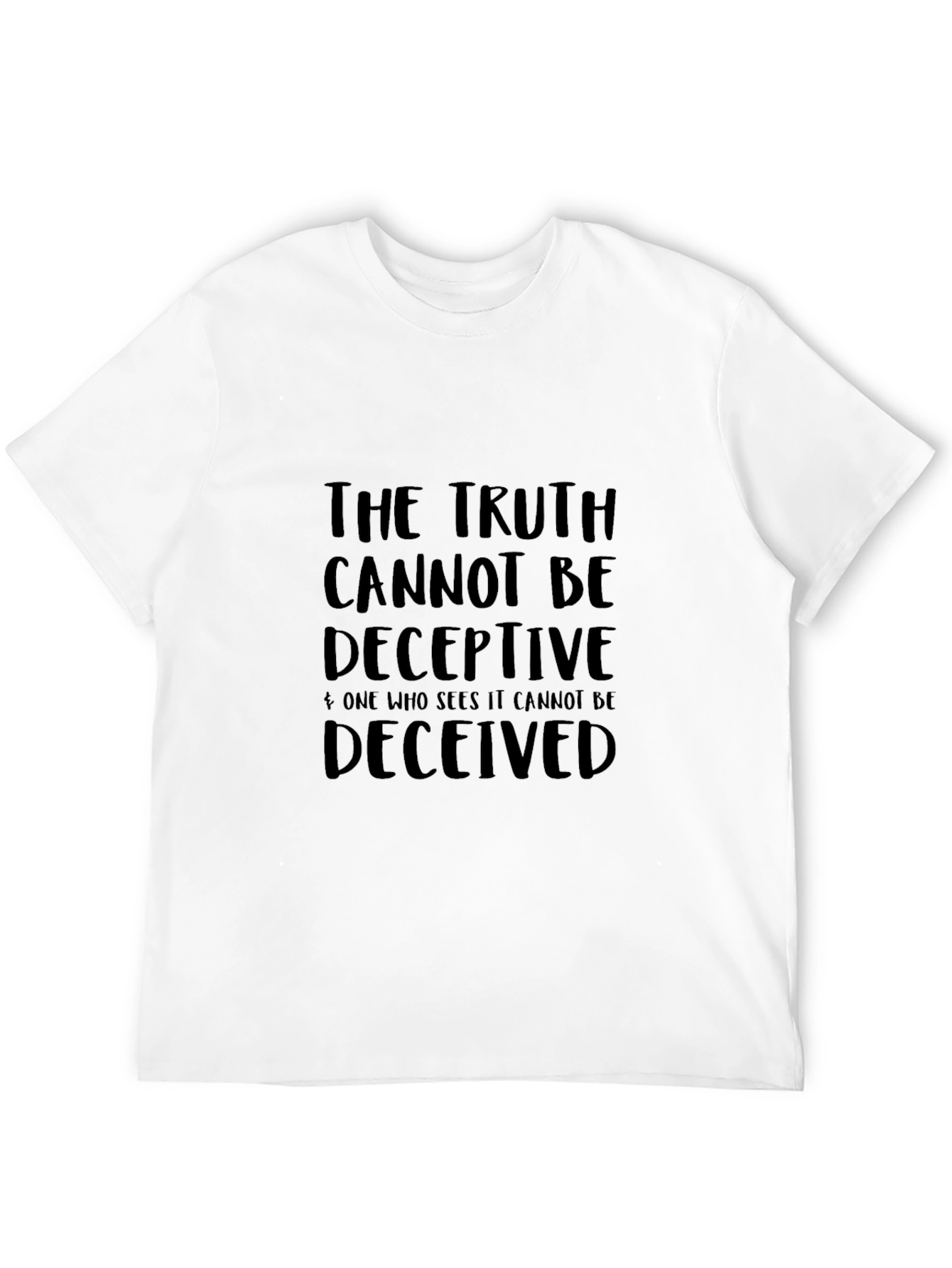 Black Truth Cannot Be Deceptive T-Shirt view 12