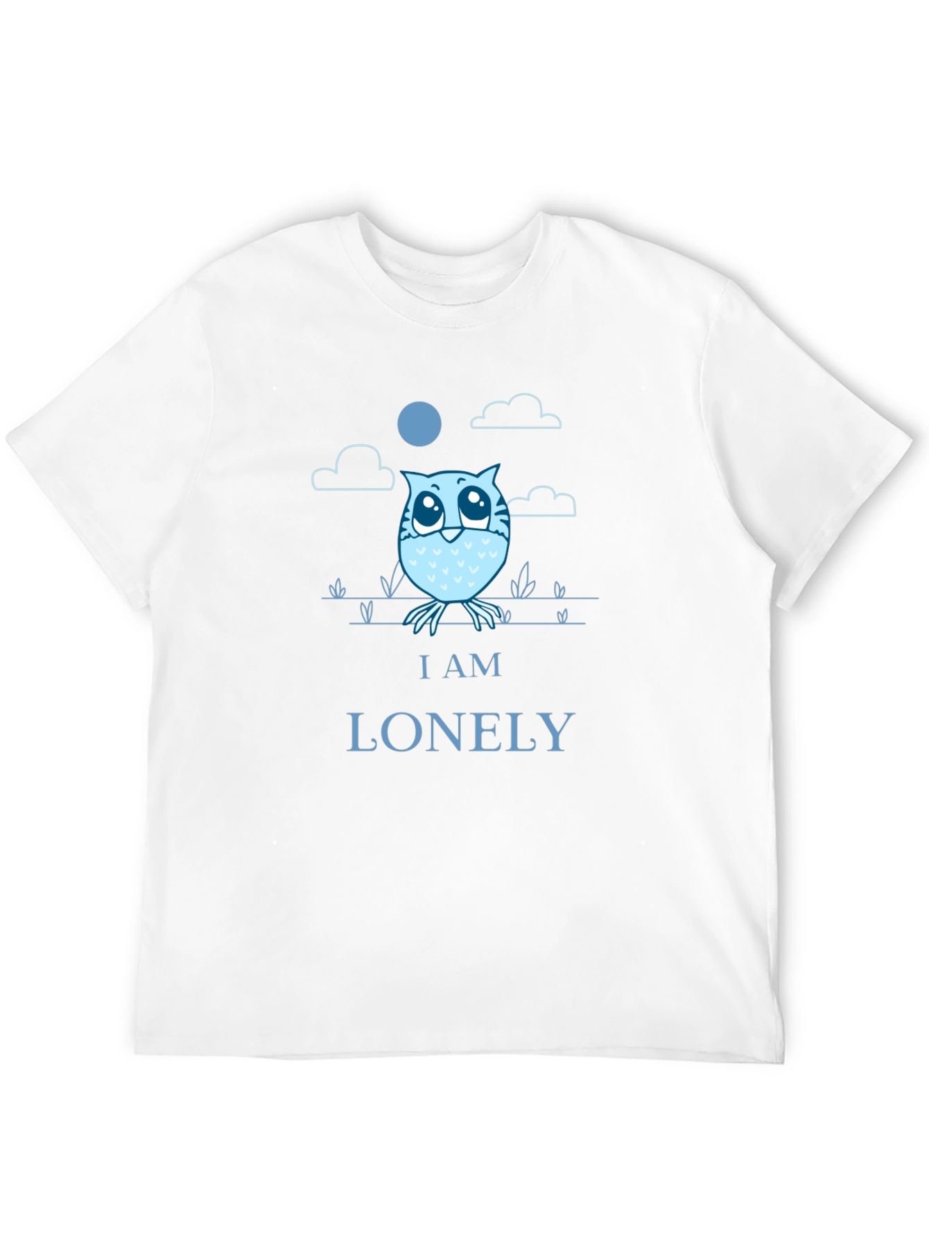 Black Lonely Owl Graphic T-Shirt - Comfort & Style view 12