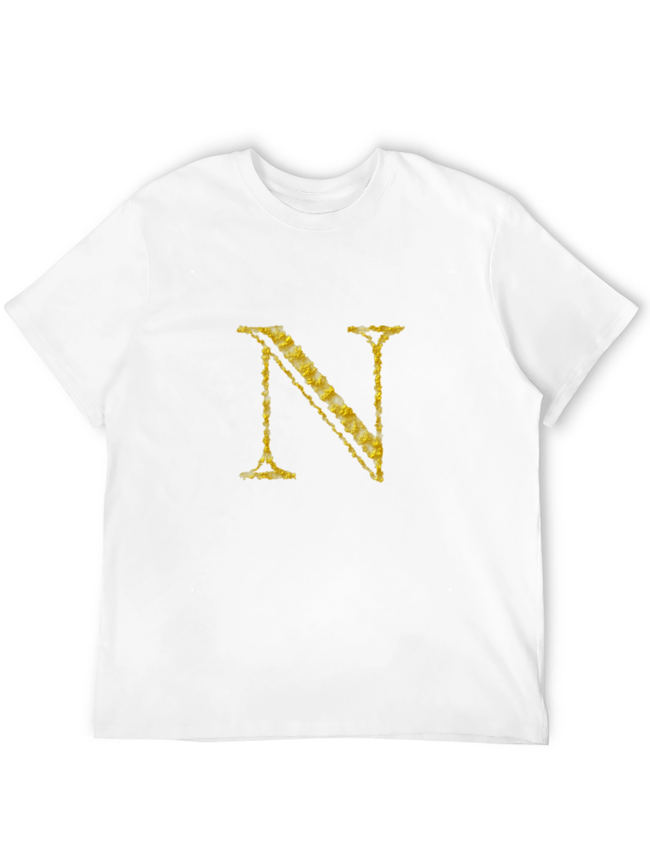 Black Letter "N" Graphic Black T-Shirt view 12