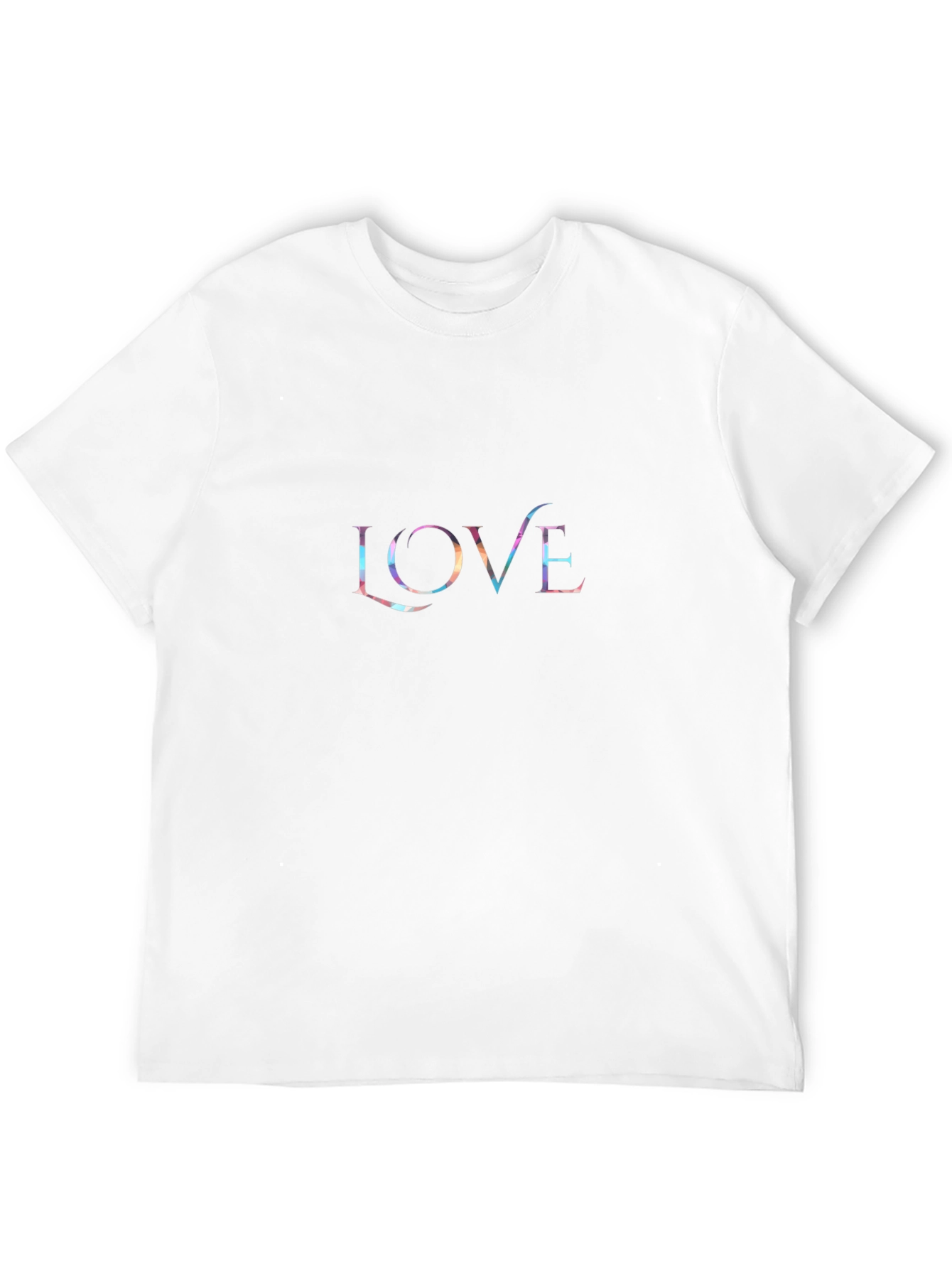 Black LOVE Graphic Black T-Shirt view 12