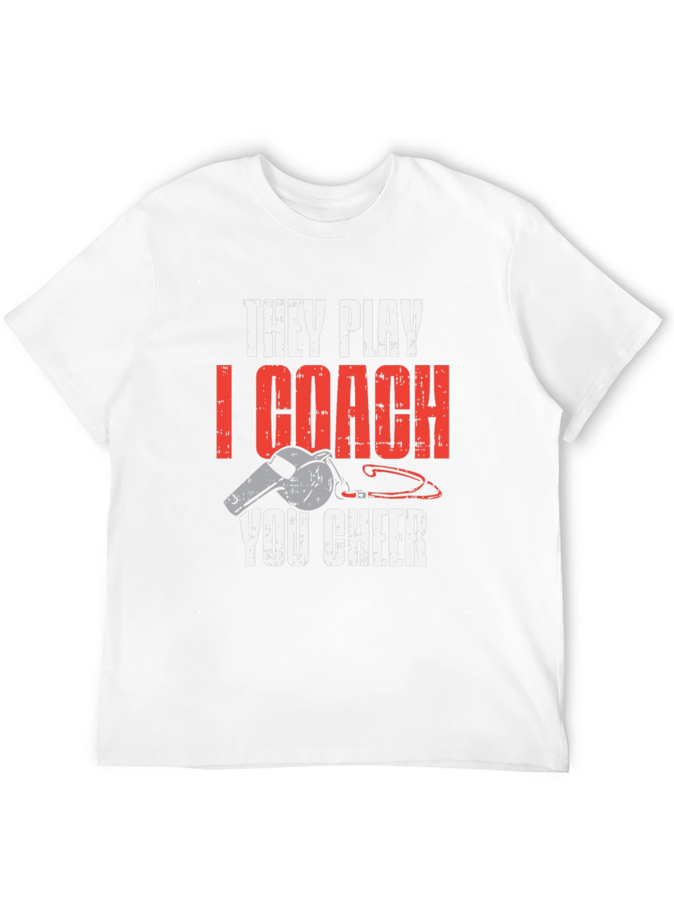 Black They Play I Coach You Cheer T-Shirt view 12