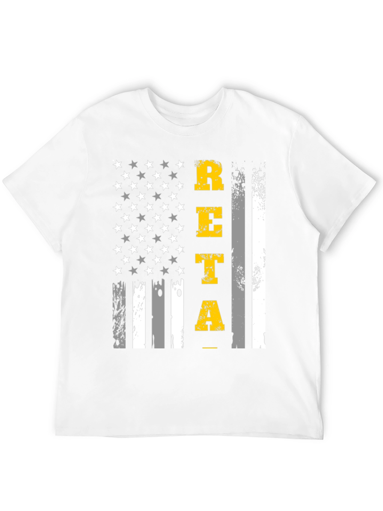 Black Patriotic RETA Graphic T-Shirt - Black view 12