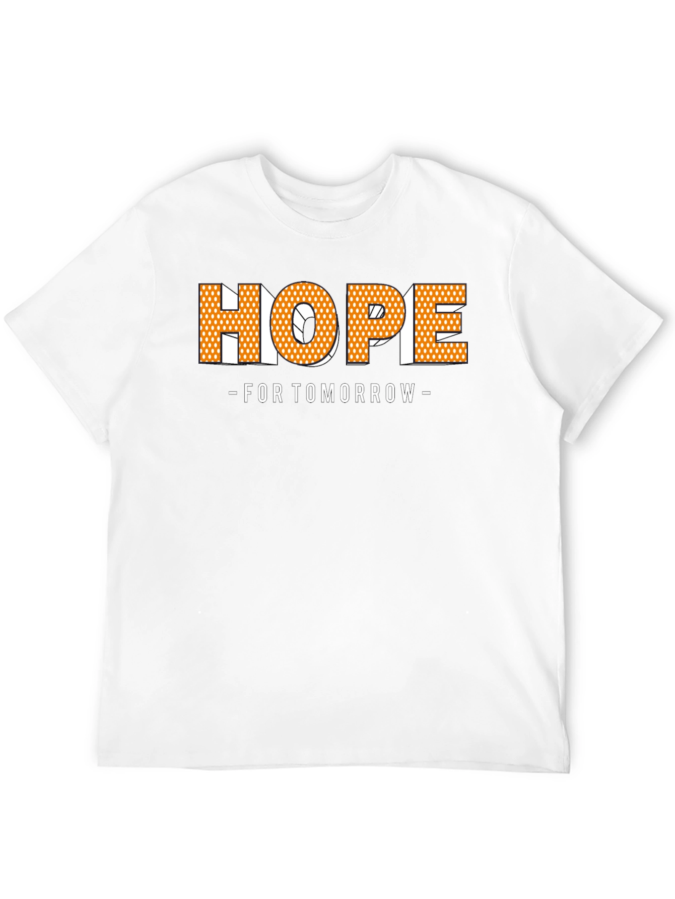 Black Hope For Tomorrow Graphic T-Shirt view 12