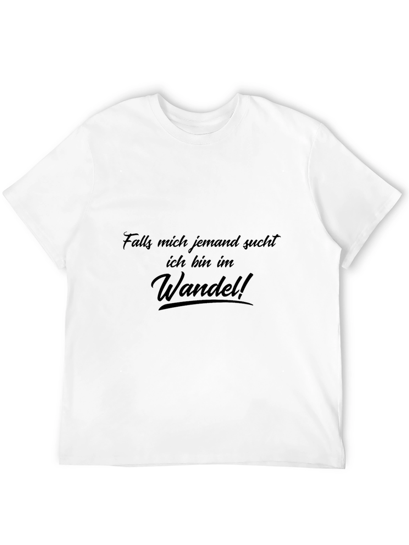 Black Men's Black T-Shirt - Wandell Graphic Tee view 12