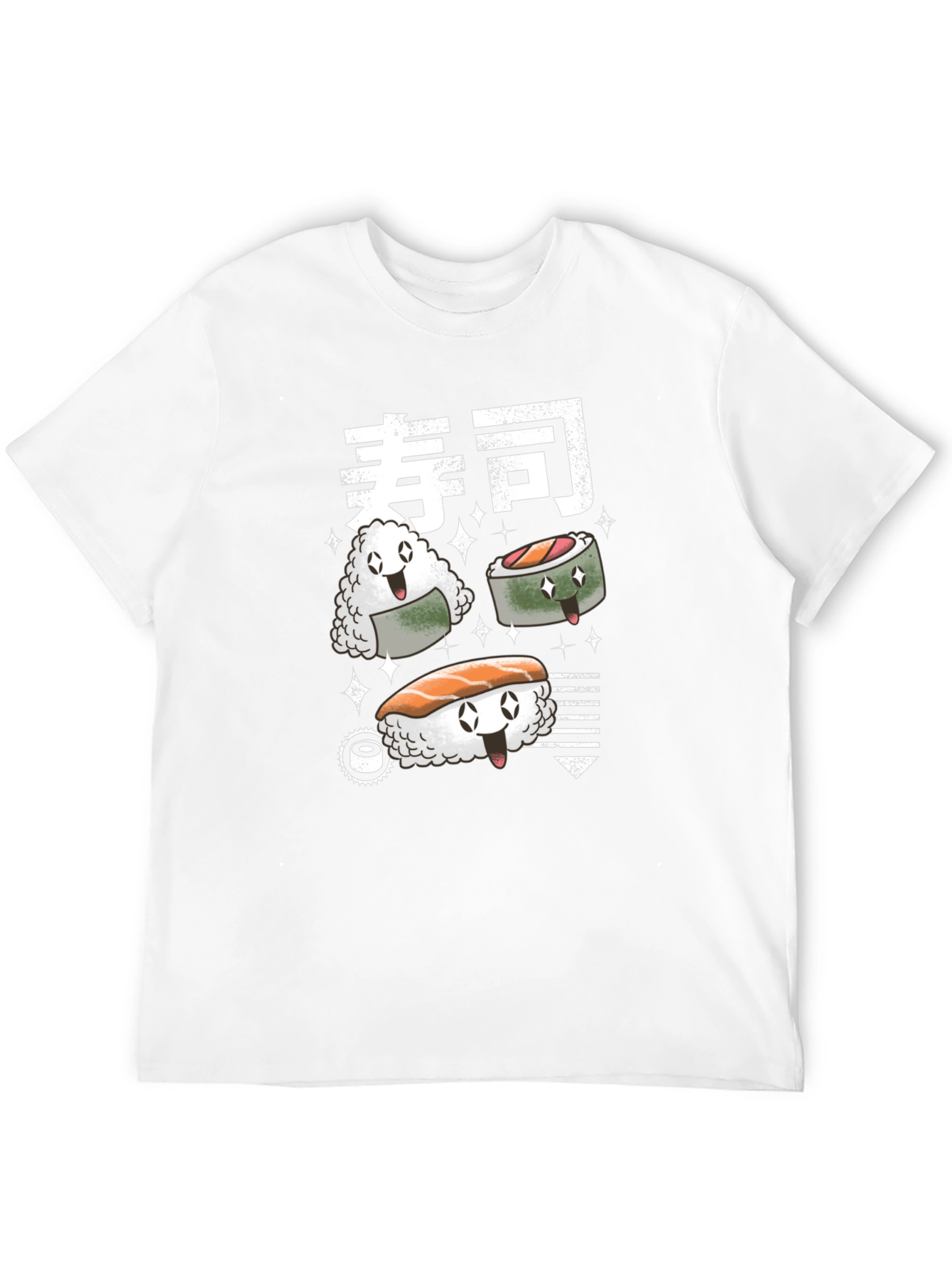 Black Sushi Squad T-Shirt - Kawaii Foodie Fashion view 12