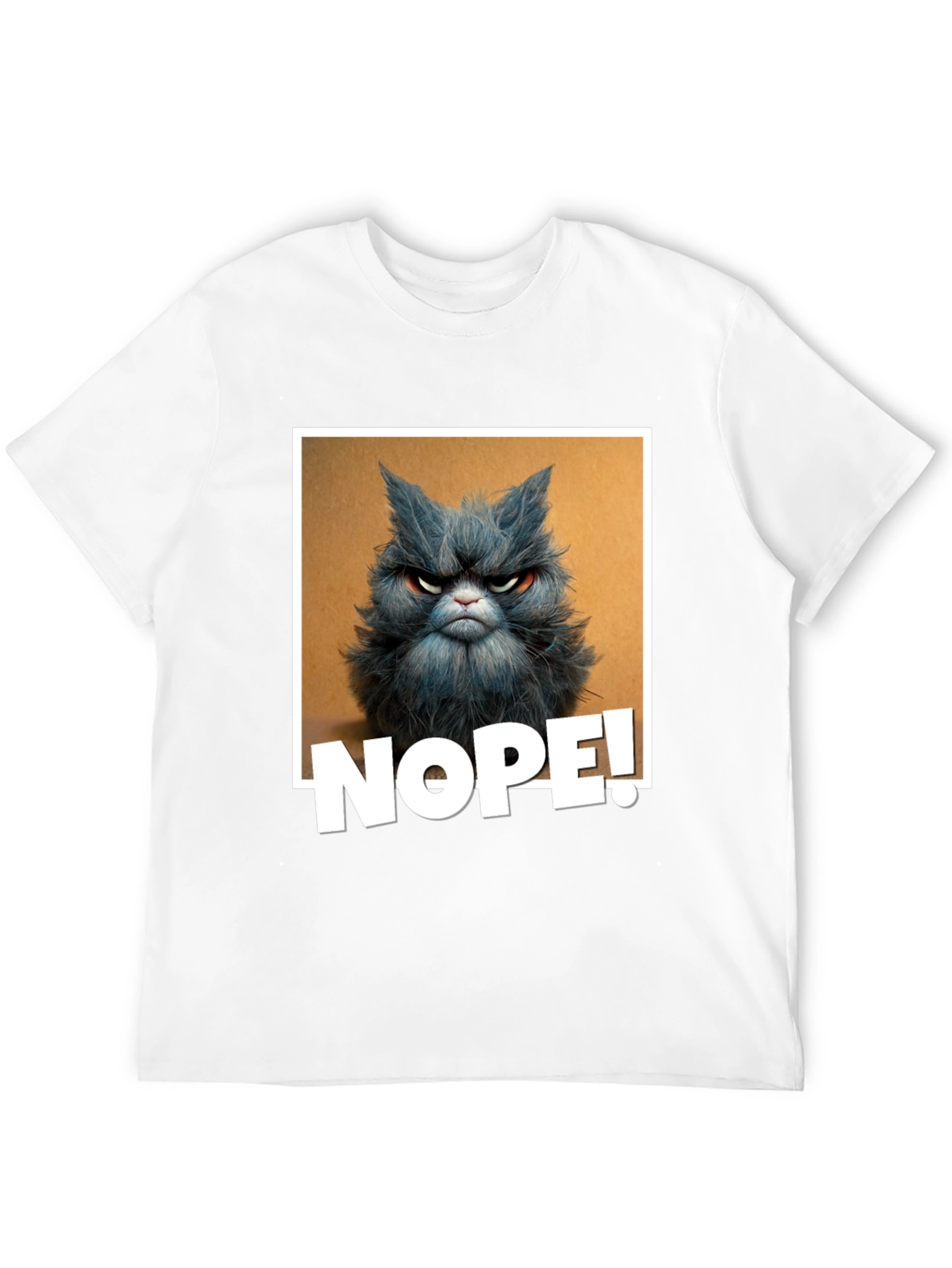 Black Grumpy Cat "NOPE!" Graphic Tee view 12