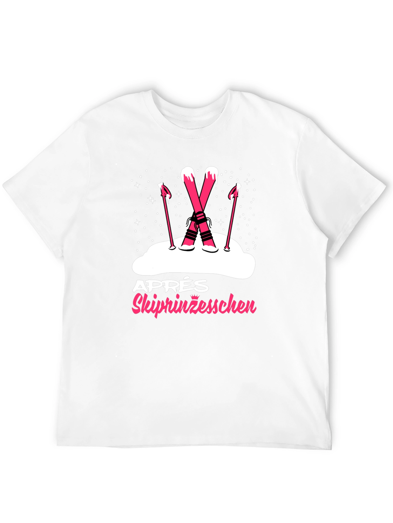 Black Ski Princess T-Shirt - Après Ski Style view 12