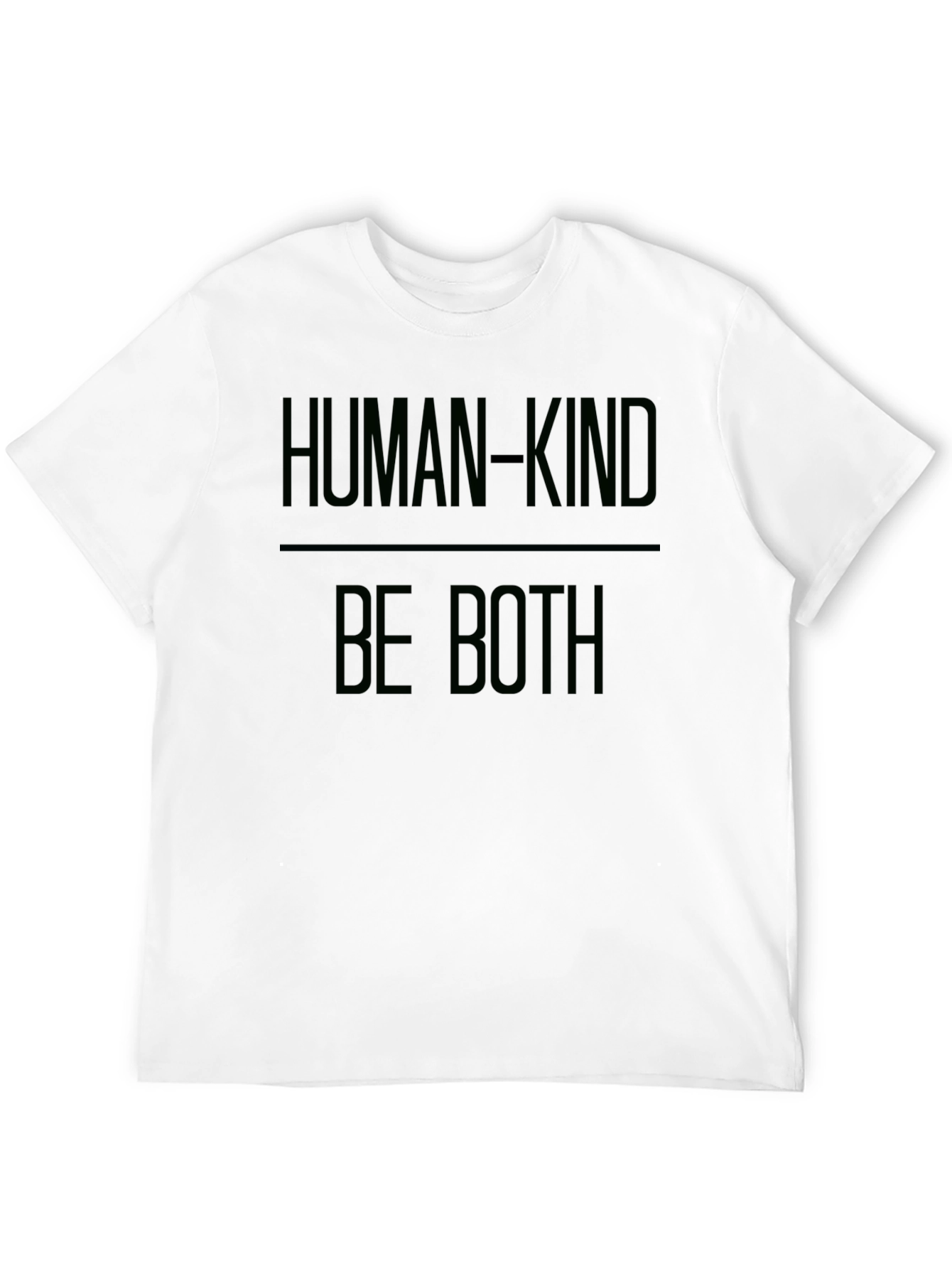 Black Human-Kind Be Both Black Graphic Tee view 12