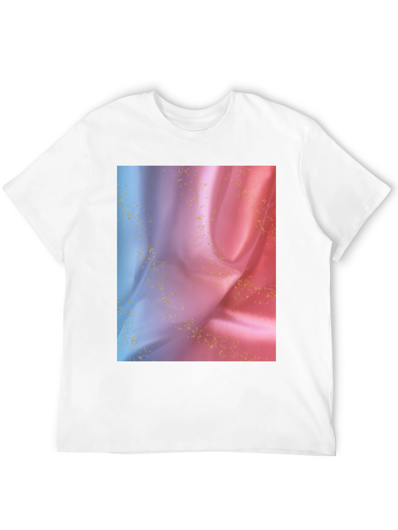 Black Silk Gradient T-Shirt view 12