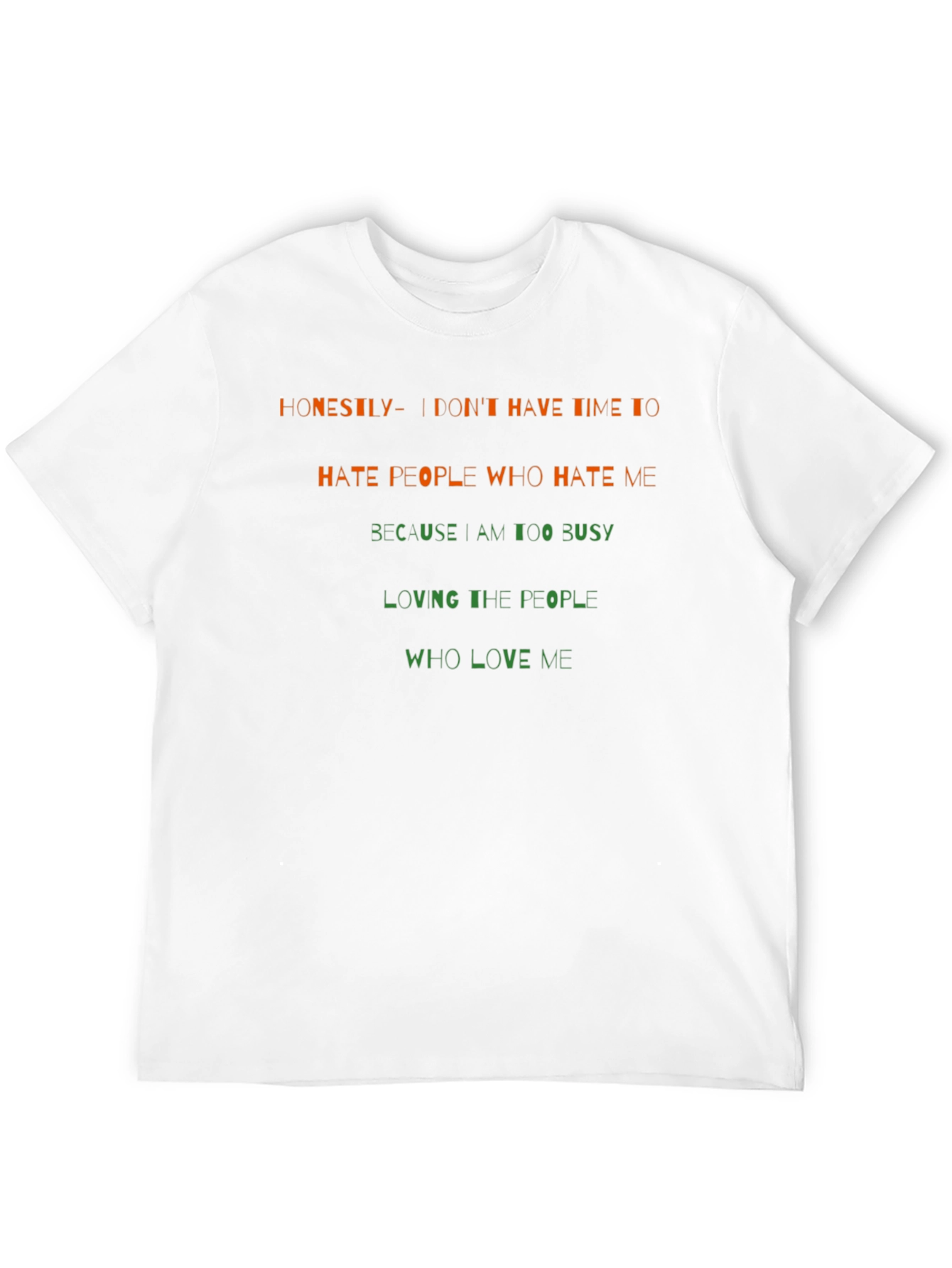 Black Honesty Slogan Graphic Tee - Black view 12