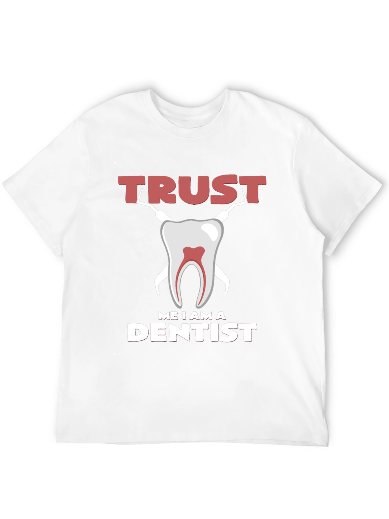 Black Trust Me I am a Dentist Graphic Tee view 12