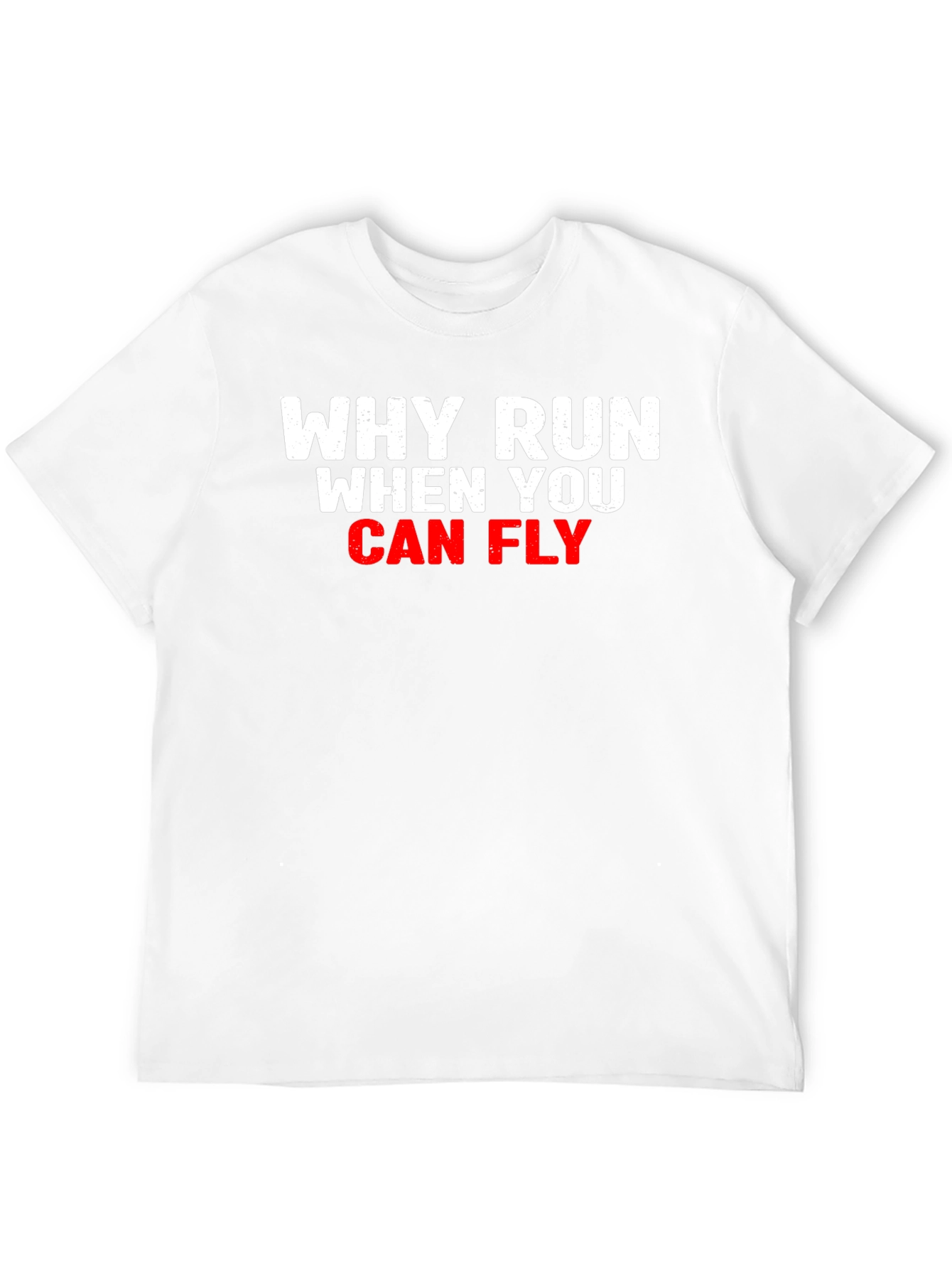 Black Why Run When You Can Fly T-Shirt view 12