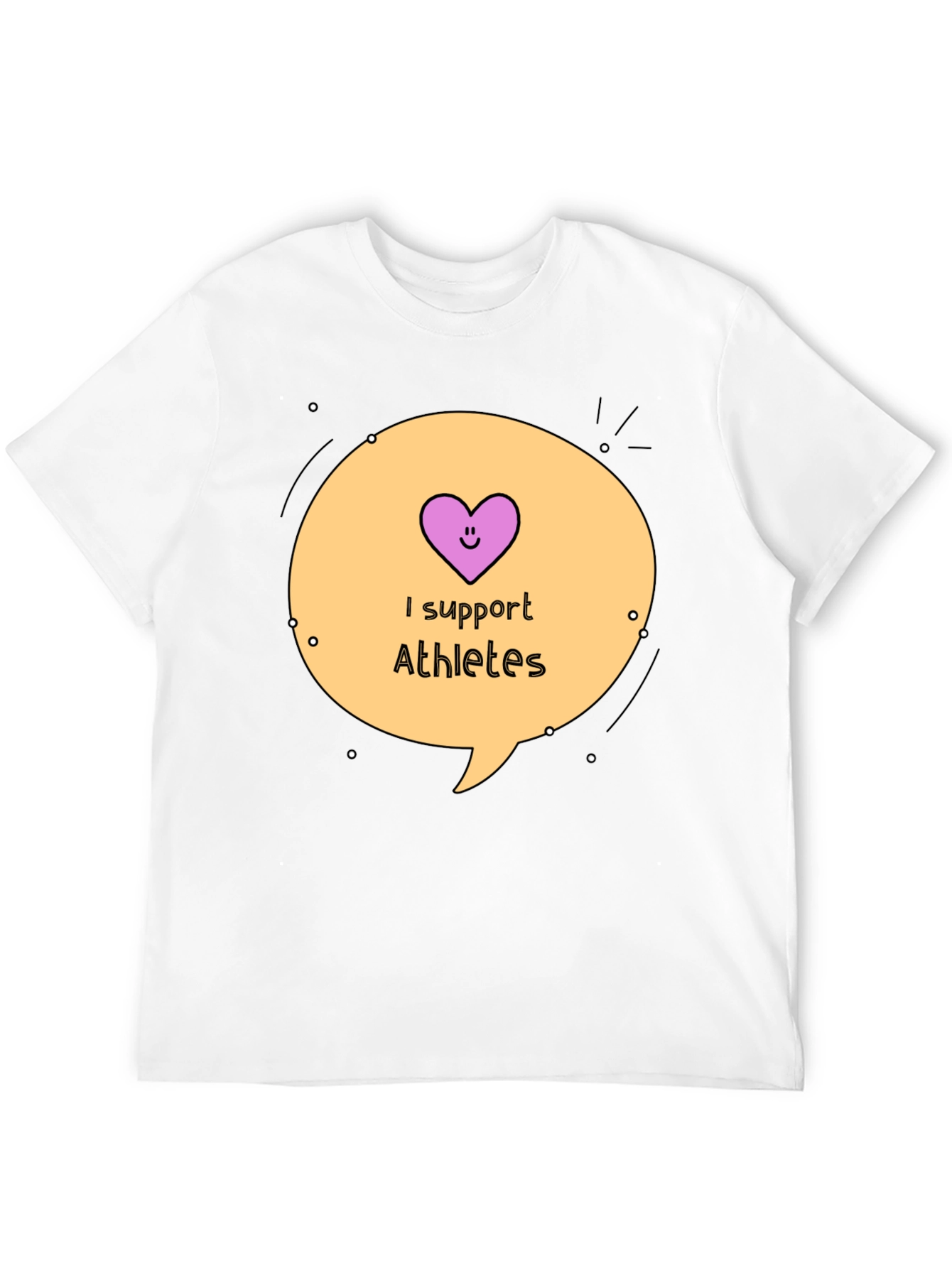 I Support Athletes Graphic Tee - 12