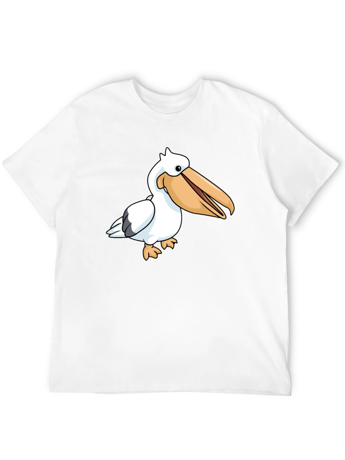 Black Pelican Graphic Tee - Black Cotton T-Shirt view 12