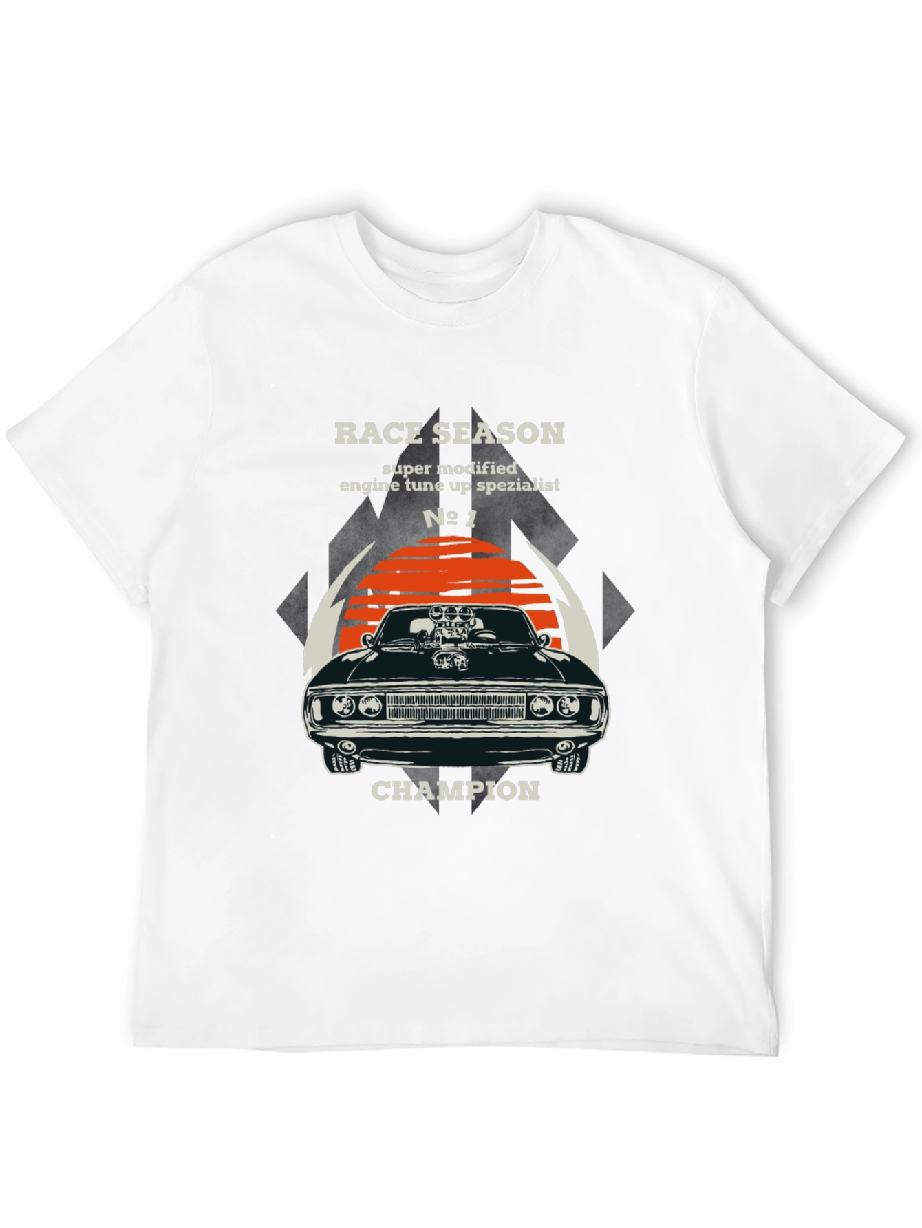 Black Race Season Champion Graphic T-Shirt view 12