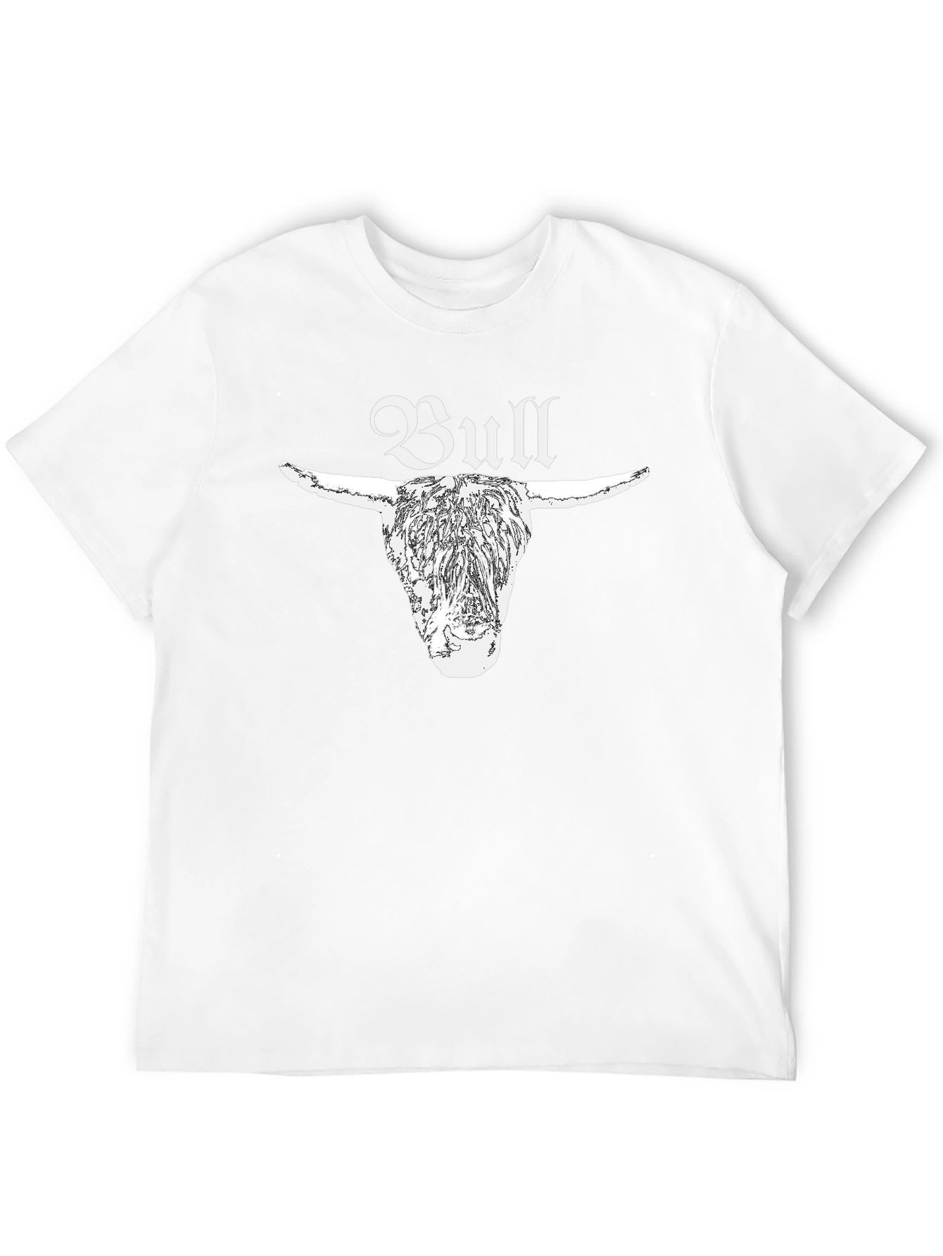 Black Bull Graphic Tee - Black Cotton T-Shirt view 12