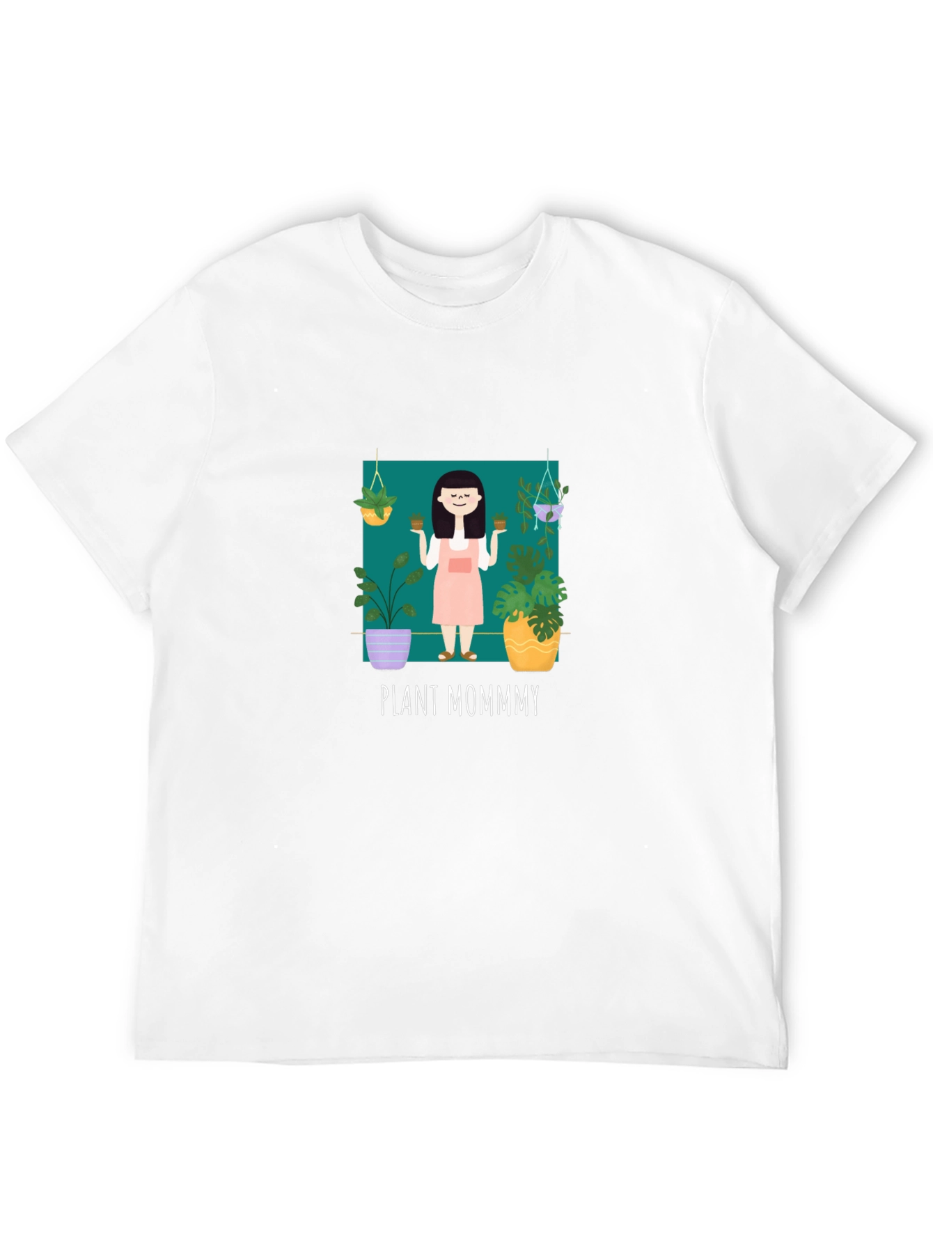 Black Plant Mommy Graphic T-Shirt view 12