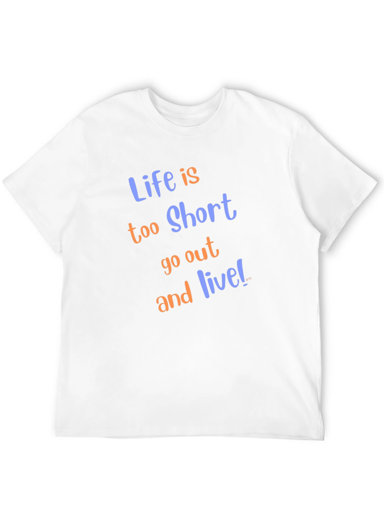 Black Life Is Too Short Graphic Tee view 12