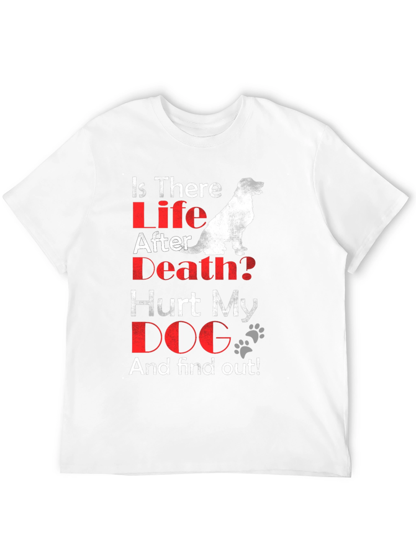 Black Is There Life After Death? Dog Lover T-Shirt view 12