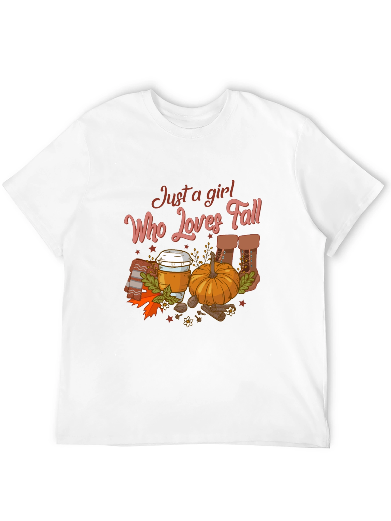 Just a Girl Who Loves Fall T-Shirt - 12