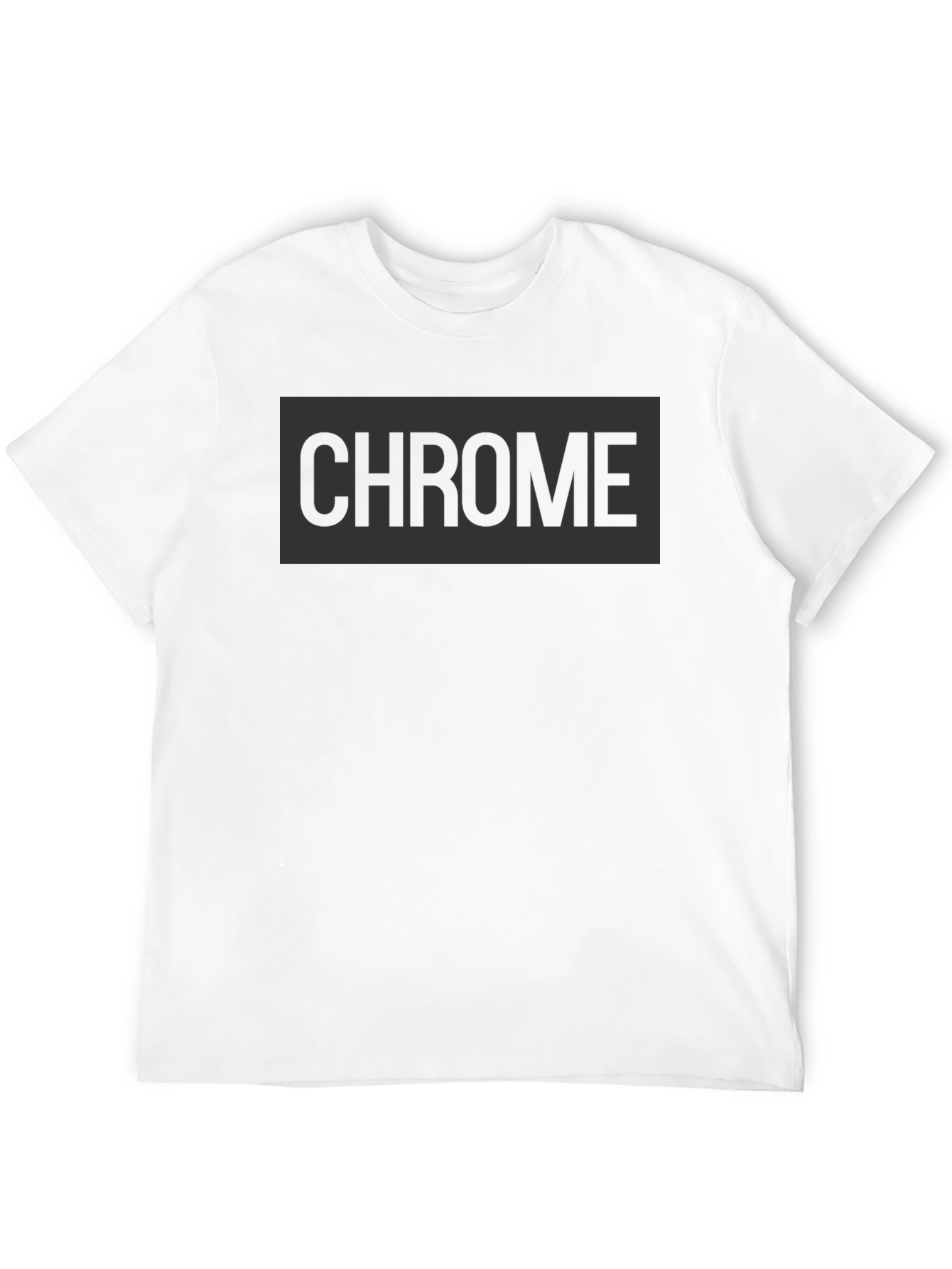 Black Chrome Graphic Print Tee - Casual Style view 12