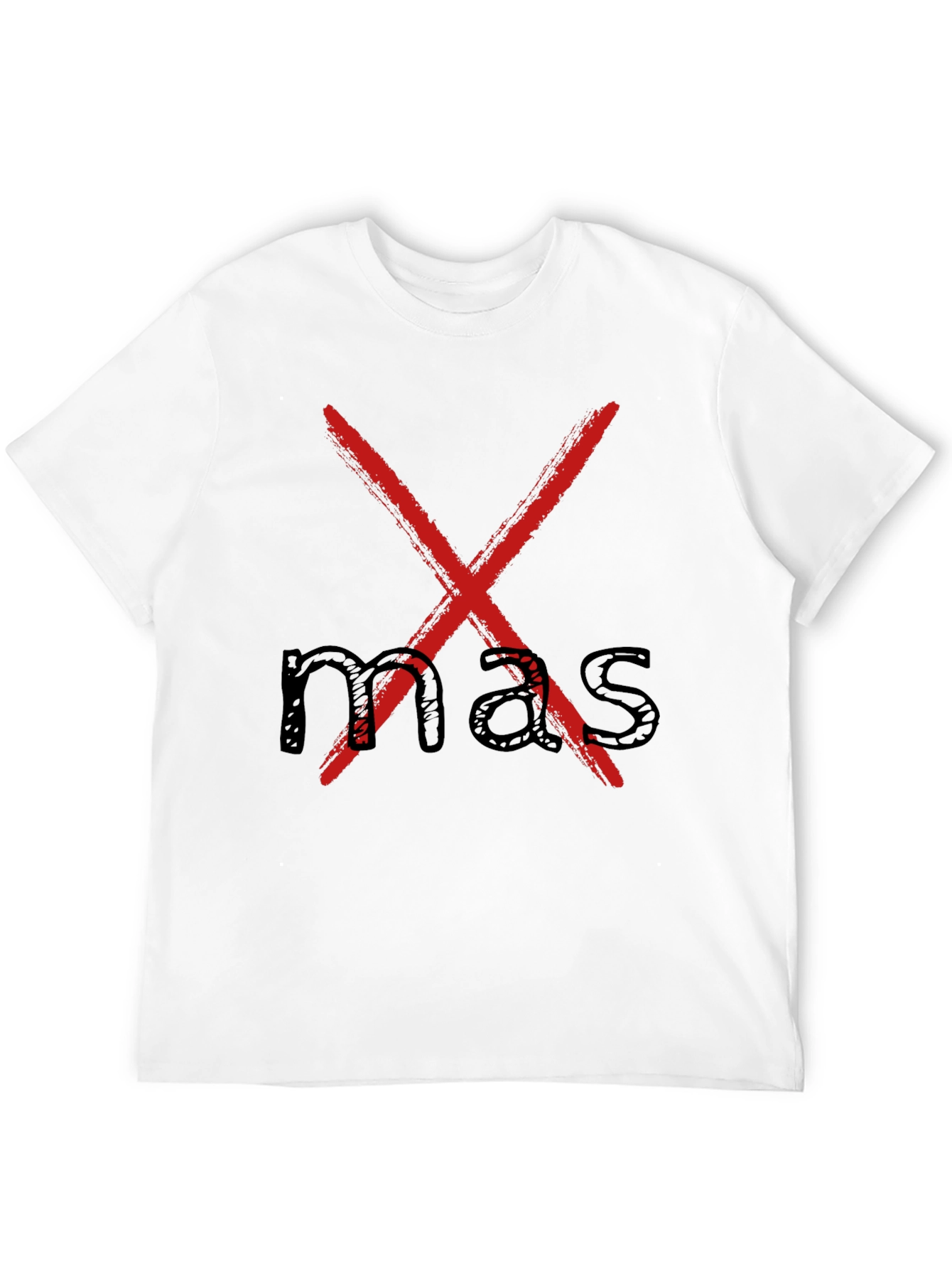 Black Red X Over 'Mas' Graphic T-Shirt - Casual Menswear view 12