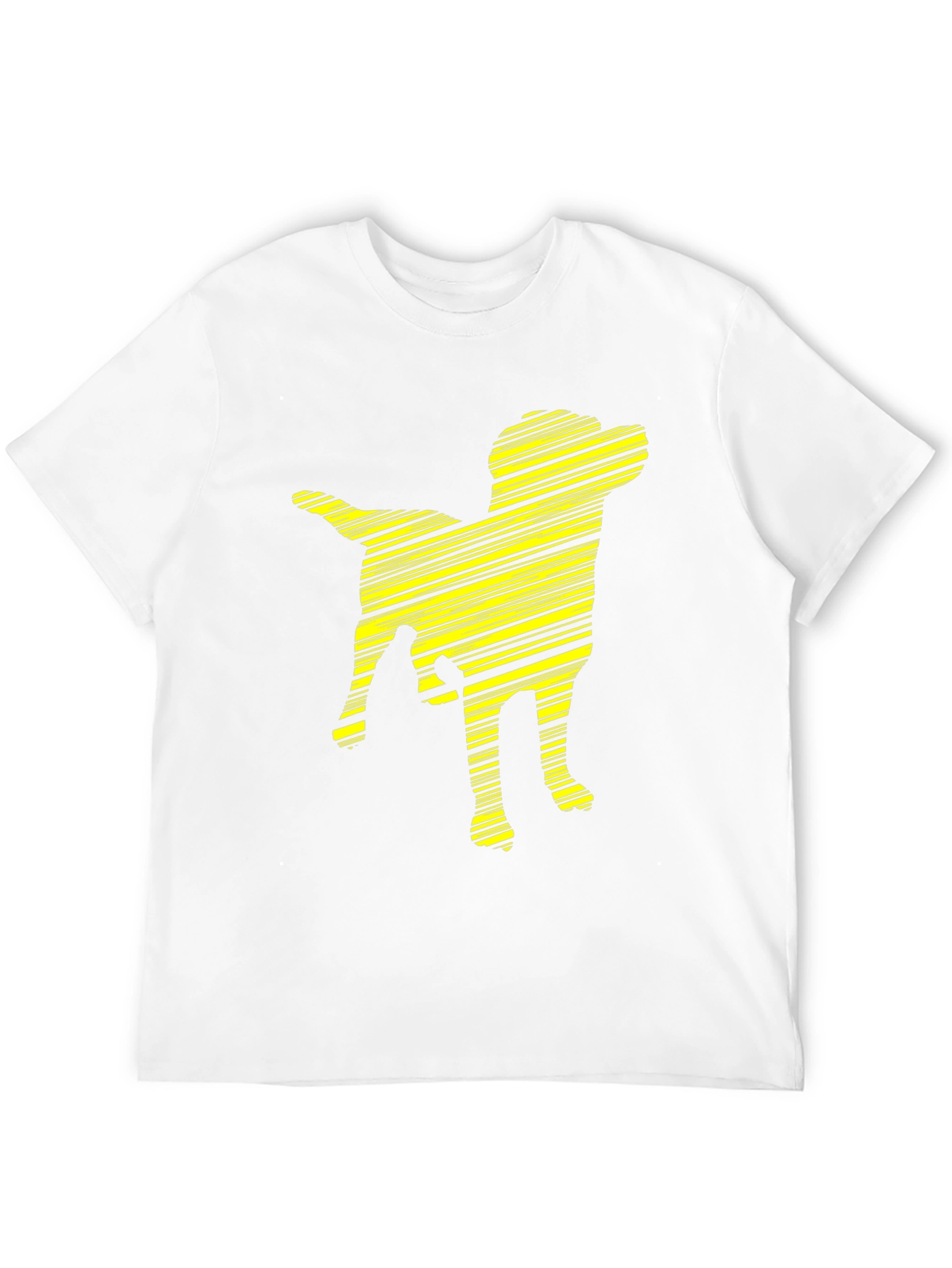 Black Dog Graphic Tee - Black Cotton Blend Casual Shirt view 12