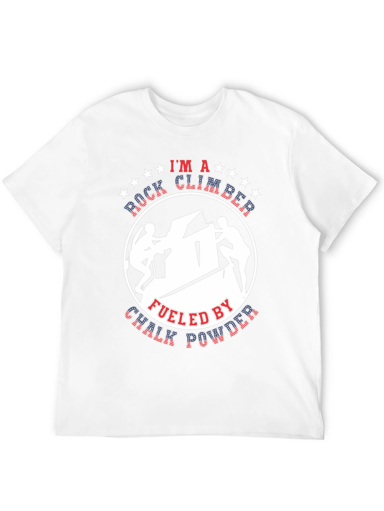 Black Rock Climber Chalk Powder Graphic Tee view 12