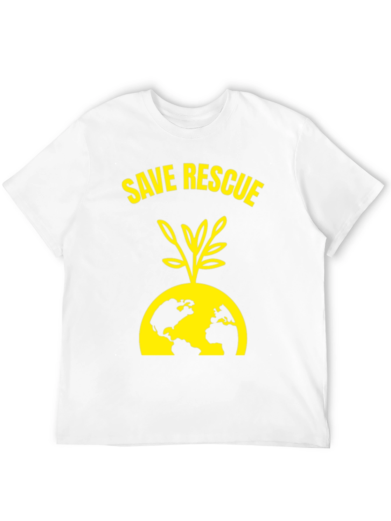 Black Save Rescue Earth T-Shirt view 12