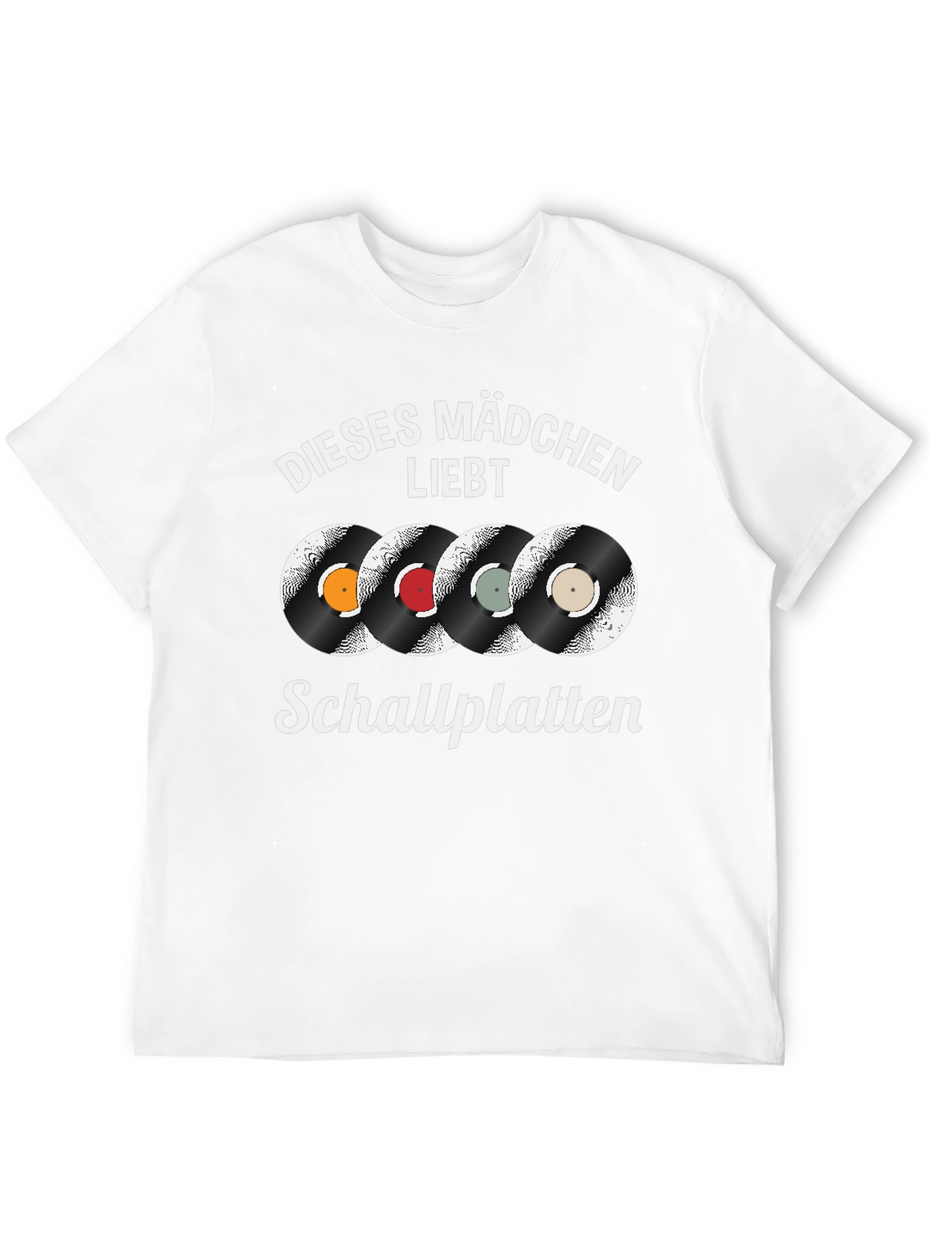 Black Vinyl Record Lover T-Shirt - Dieses Mädchen Liebt Schallplatten view 12