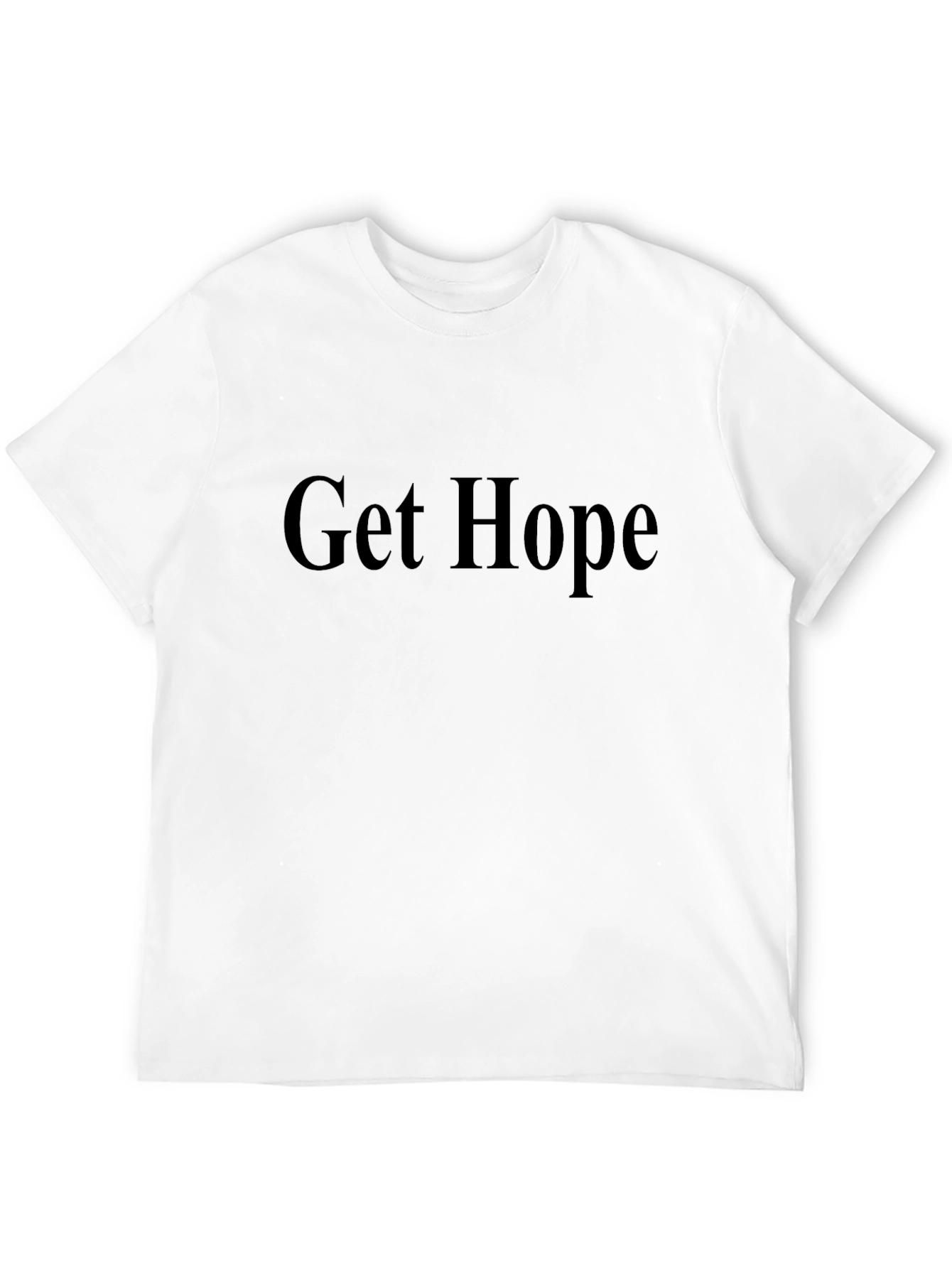 Black Get Hope T-Shirt - Men's Casual Tee view 12