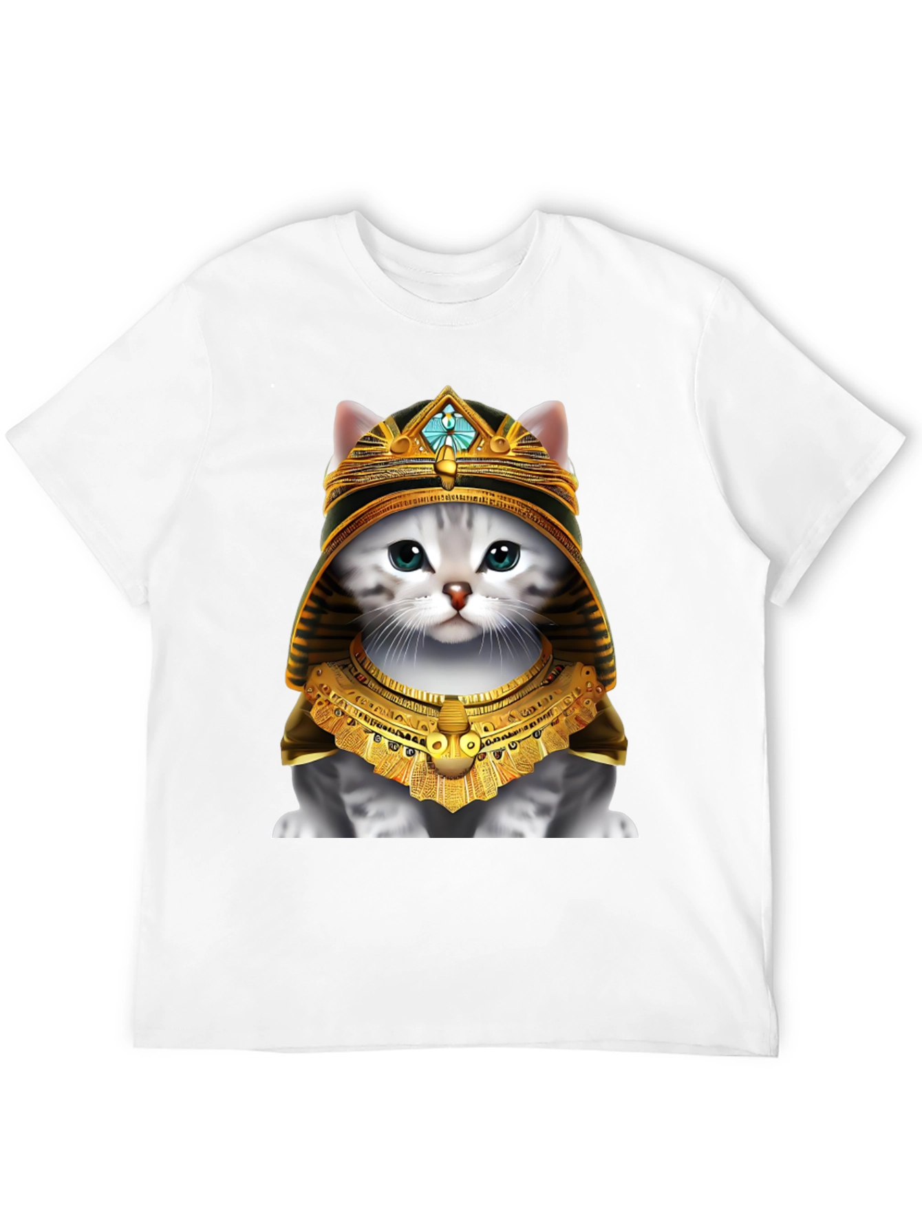 Black Pharaoh Cat T-Shirt view 12