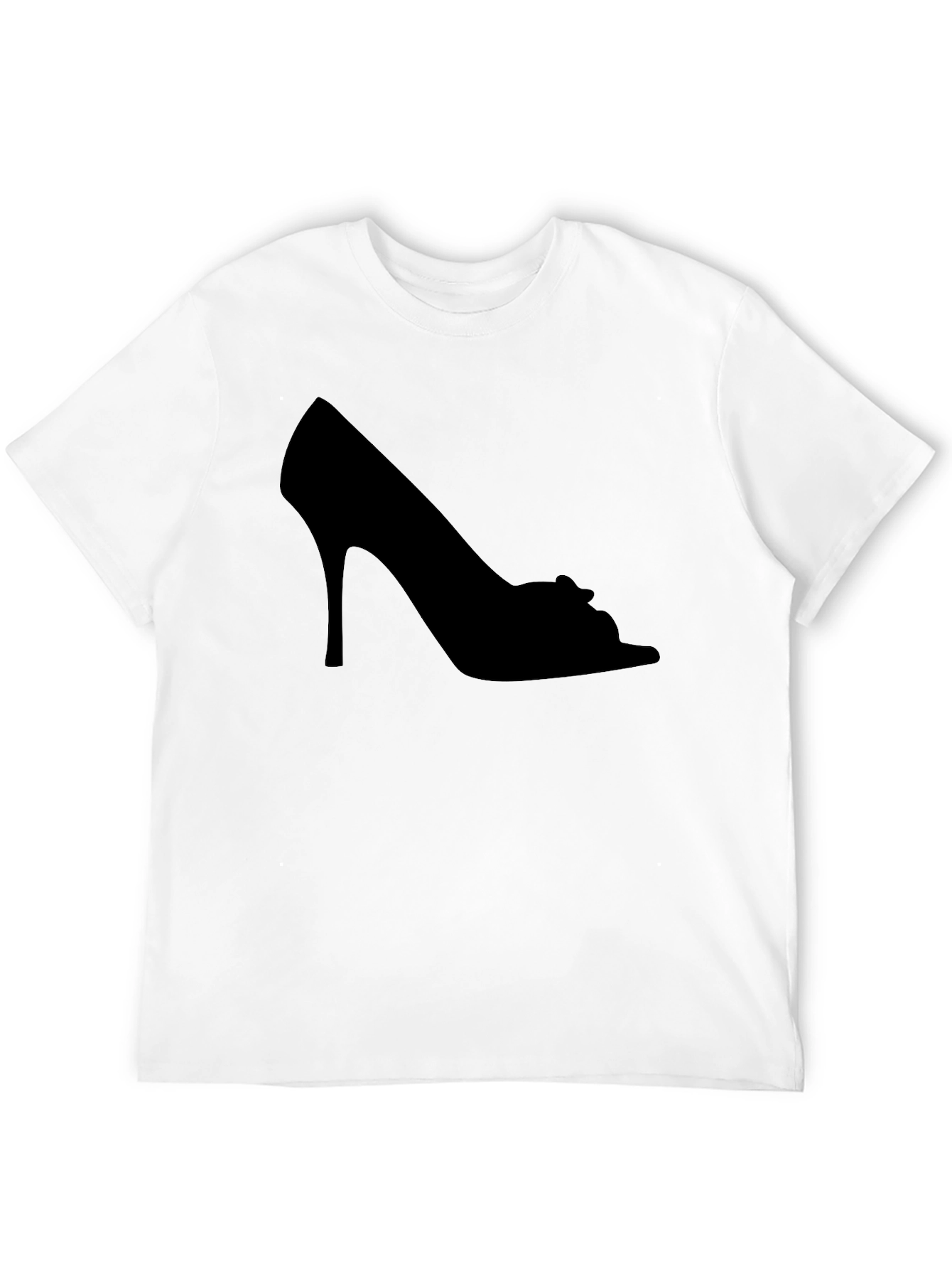 Black High Heel Silhouette T-Shirt view 12