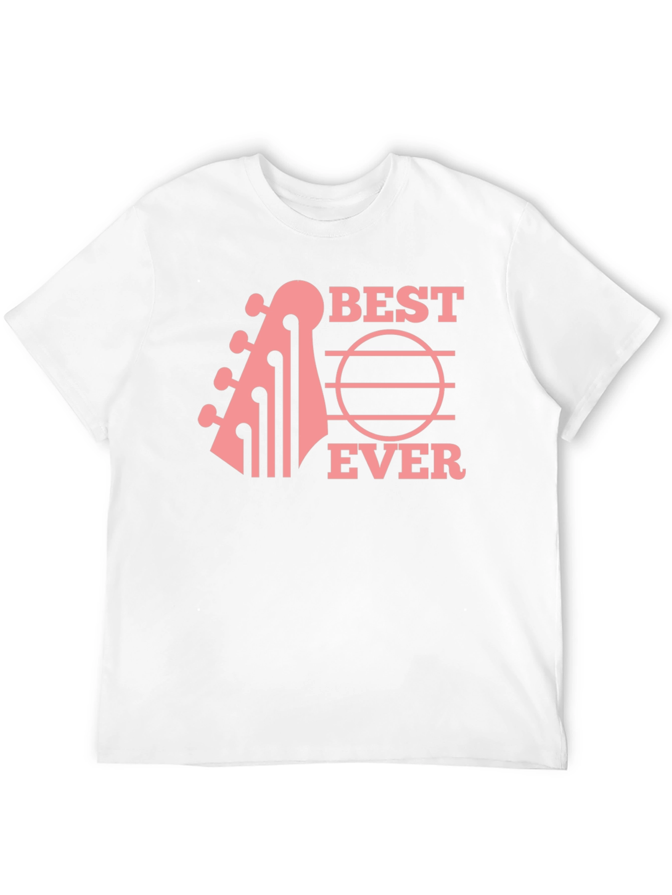 Best Ever Guitar Headstock Graphic Tee - Black - 12