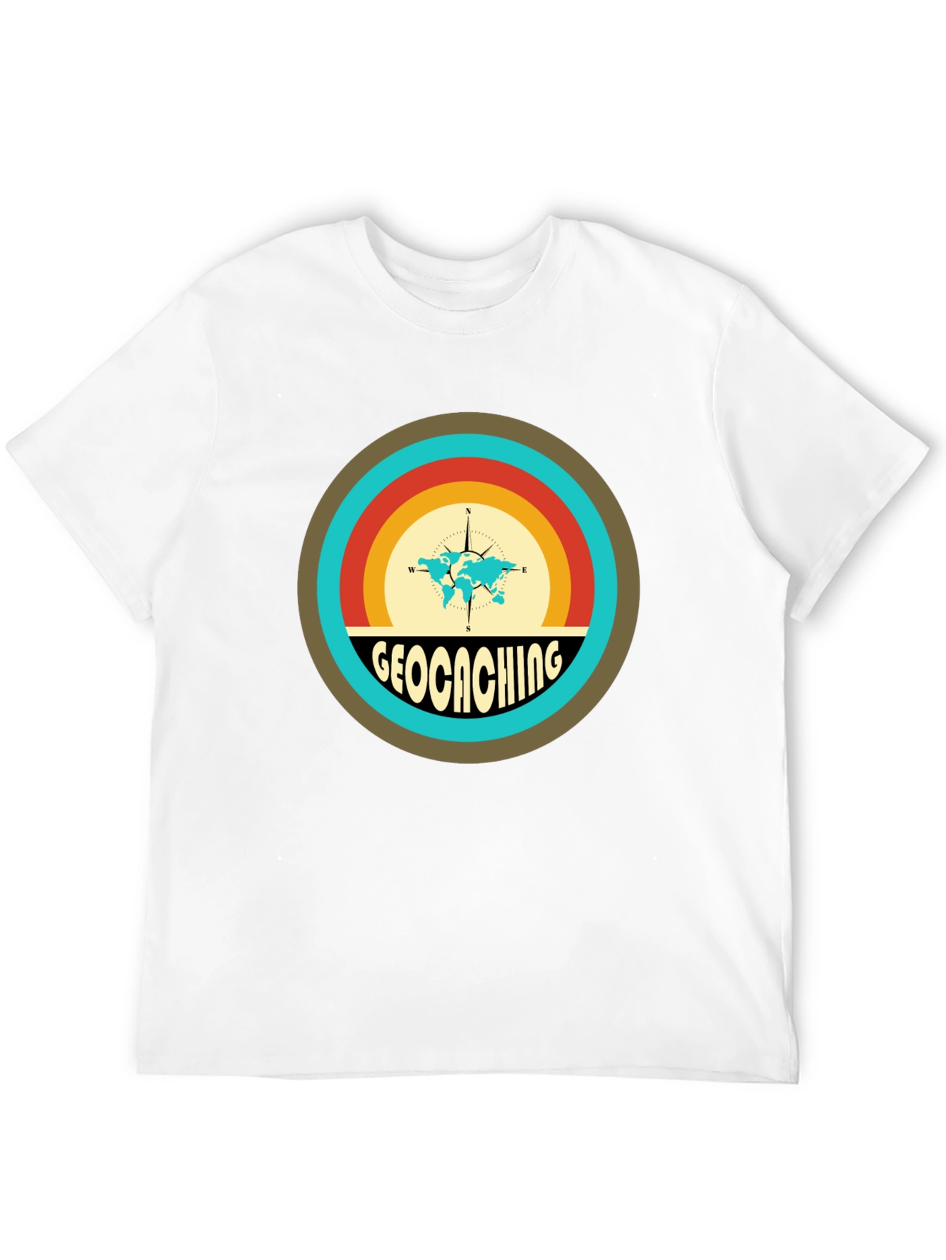 Black Geocaching Graphic Tee - Adventure Awaits! view 12